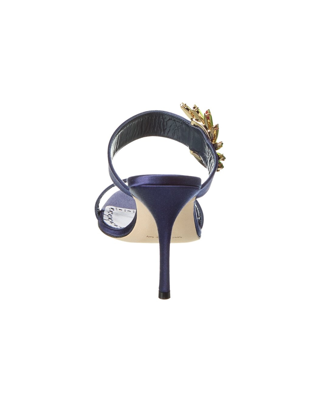 Manolo Blahnik Chivela 90 Satin Sandal - 3