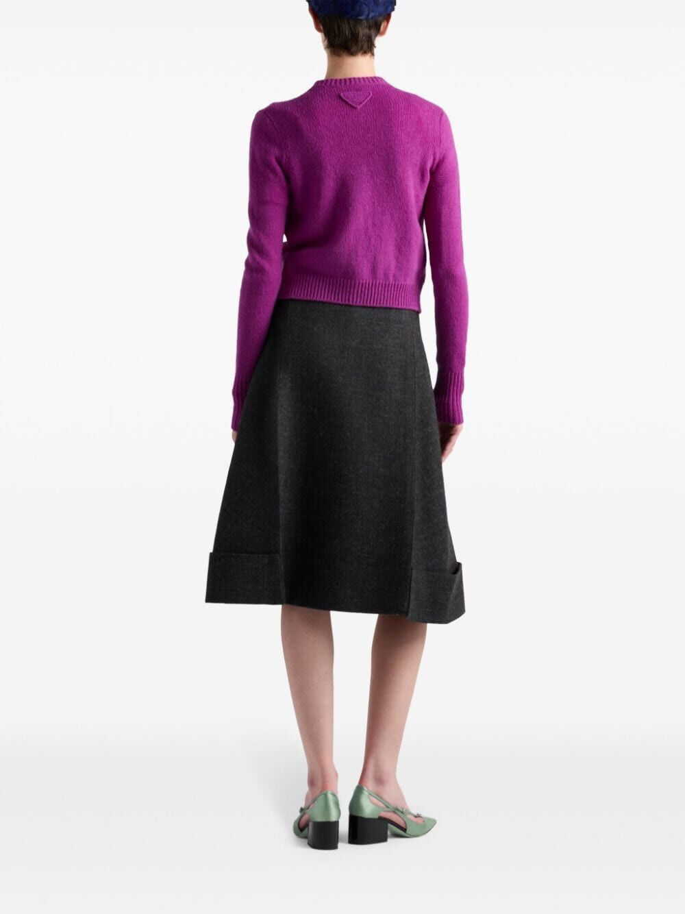 Prada Women Gonna Midi In Stuoia Old - 5