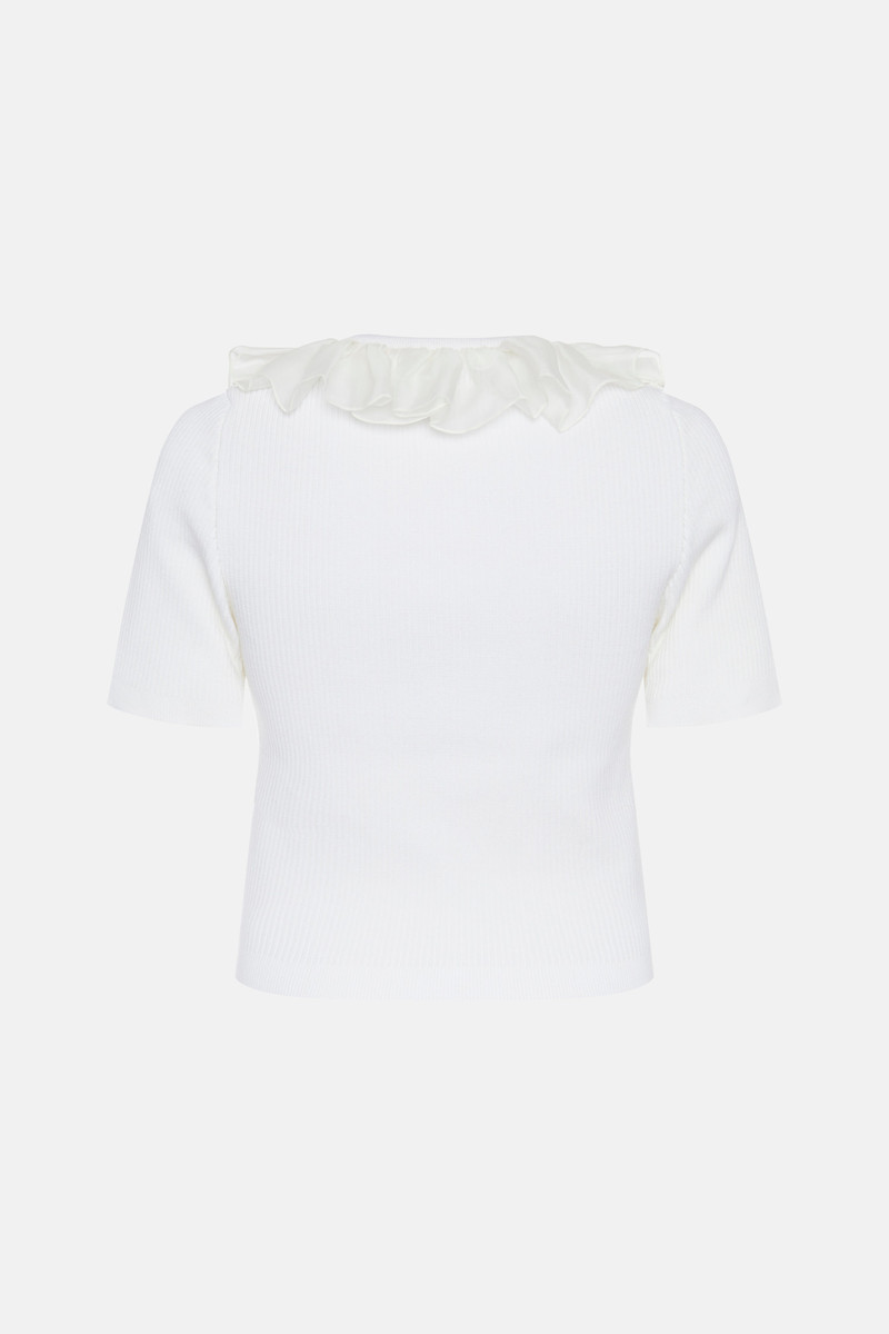 MERINO TOP WITH ORGANZA 2