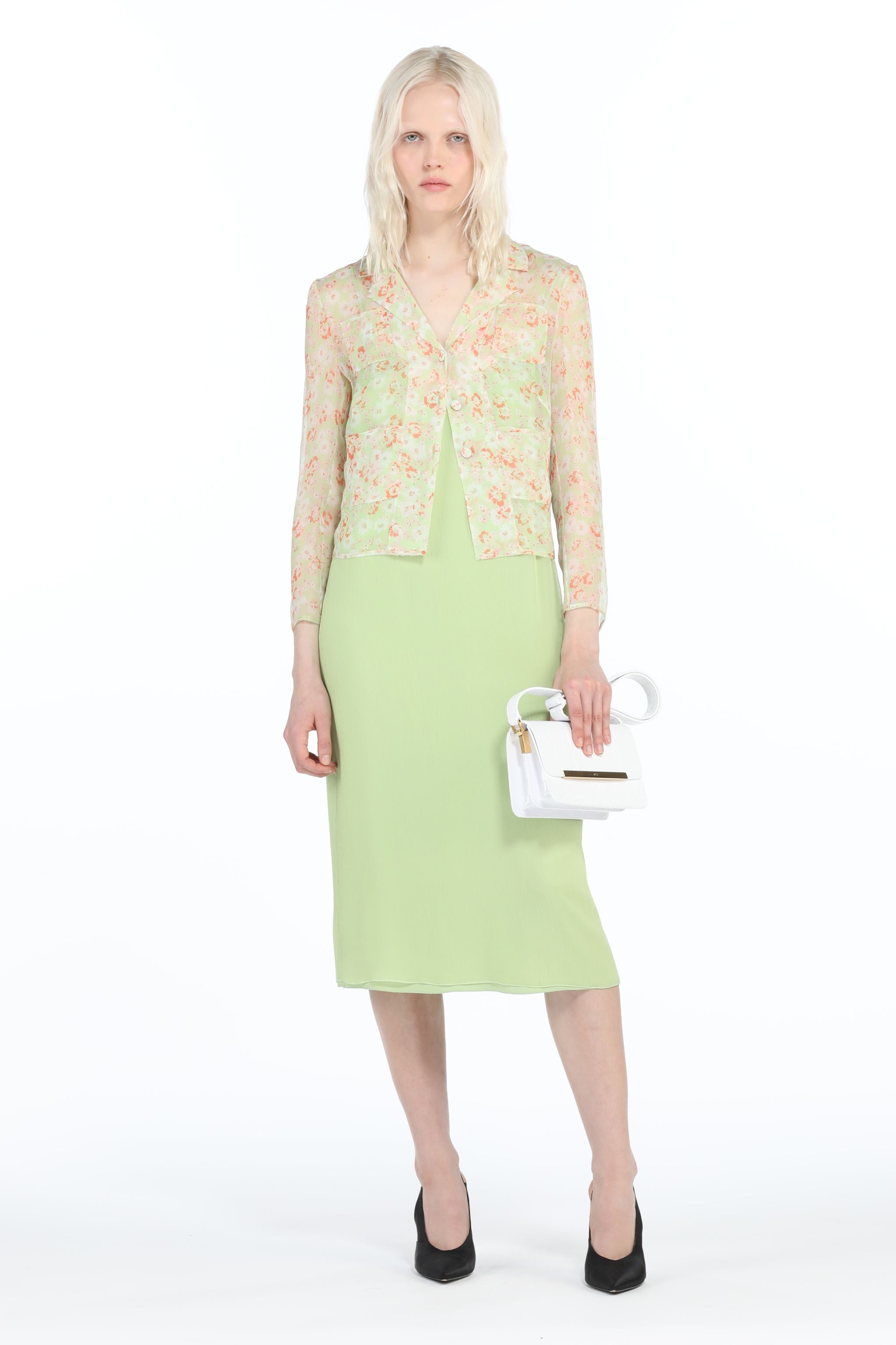 FLORAL-PRINT SILK SHIRT - 4