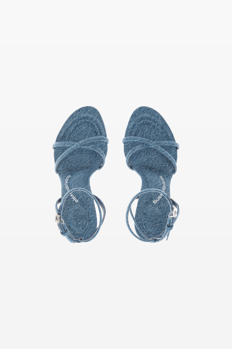 DAHLIA 105 SANDAL IN WASHED DENIM 5