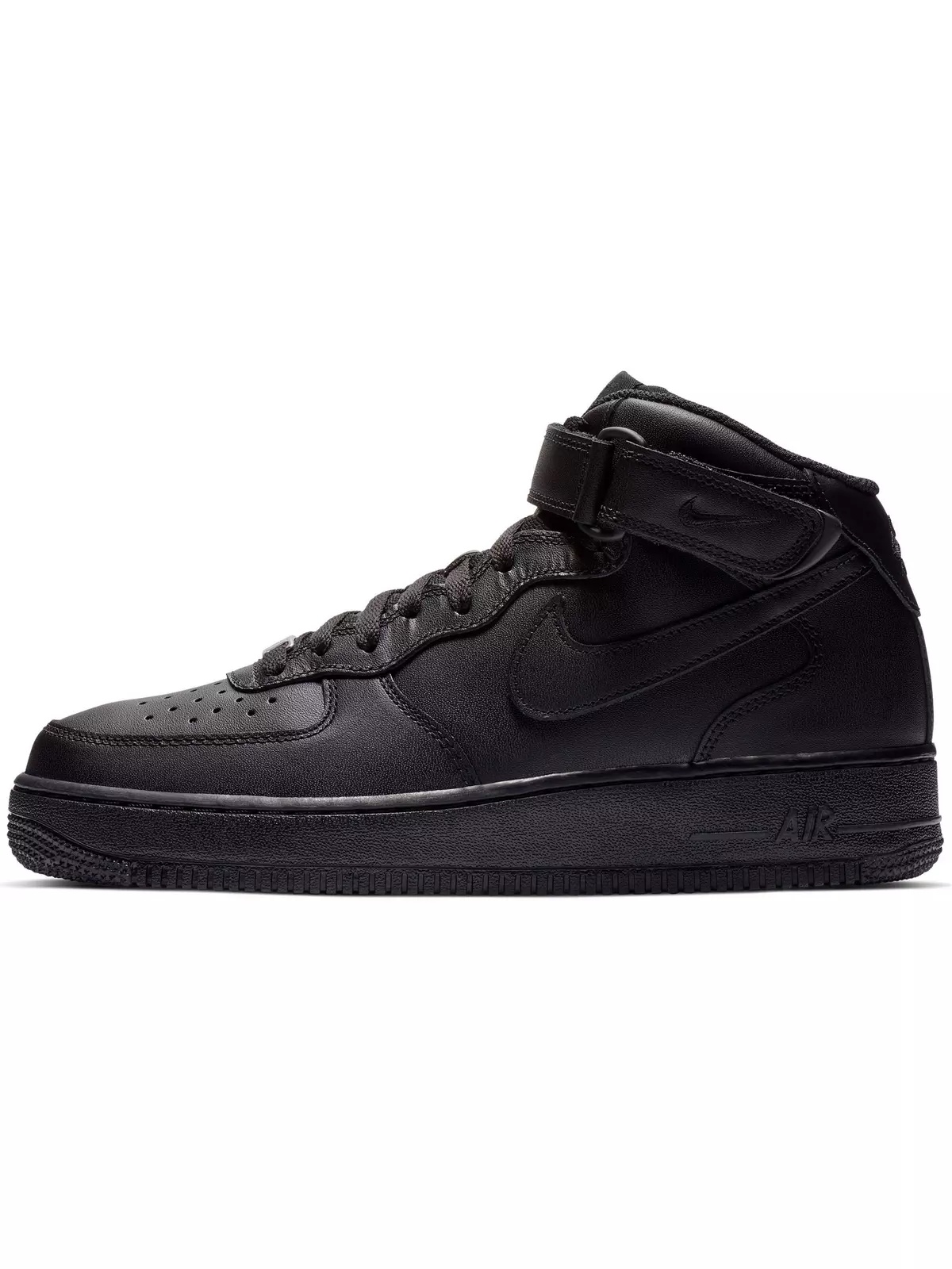 Air Force 1 Mid "Black" Men's Shoe - 5
