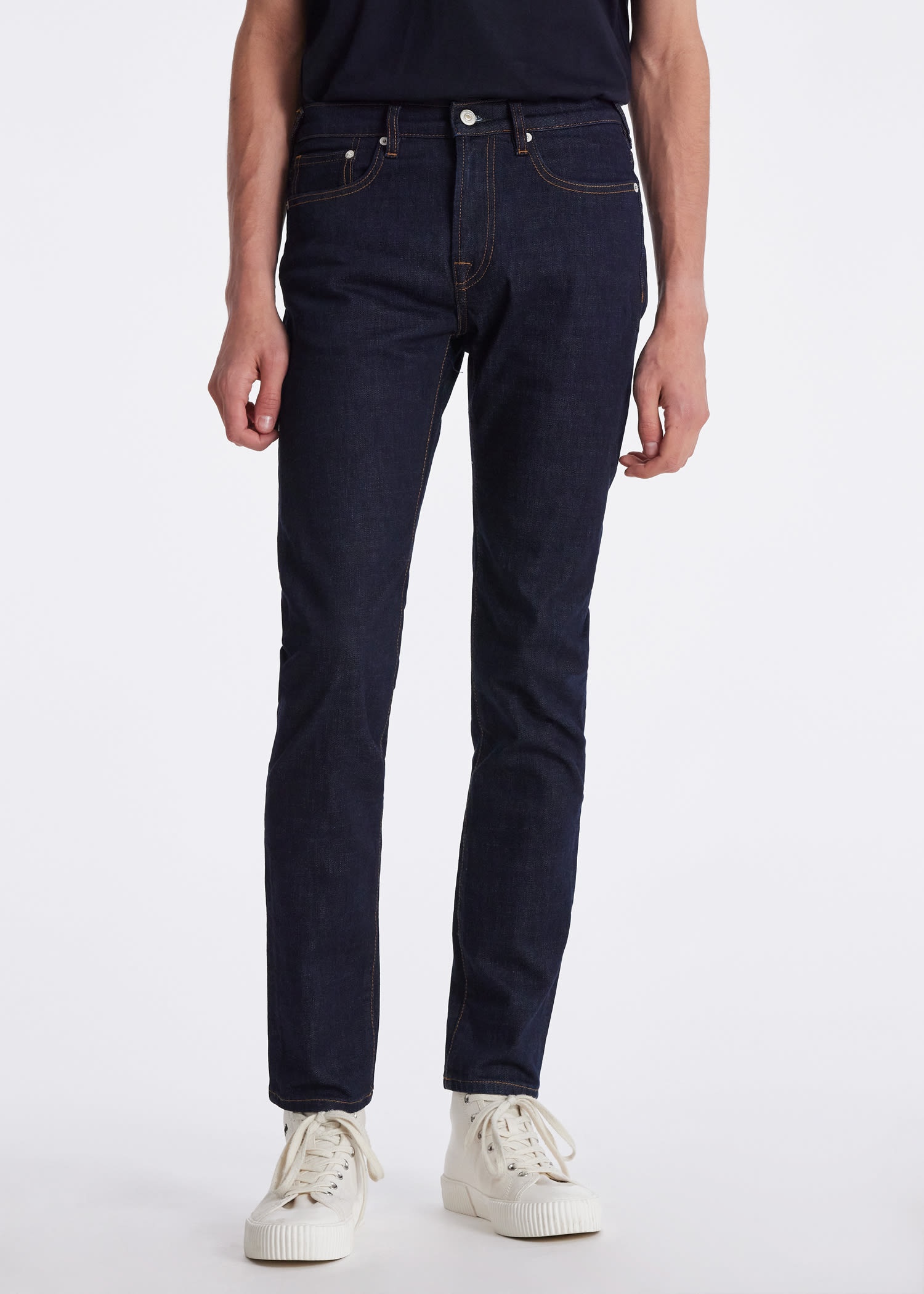 Slim-Fit 'Crosshatch Stretch' Jeans - 4