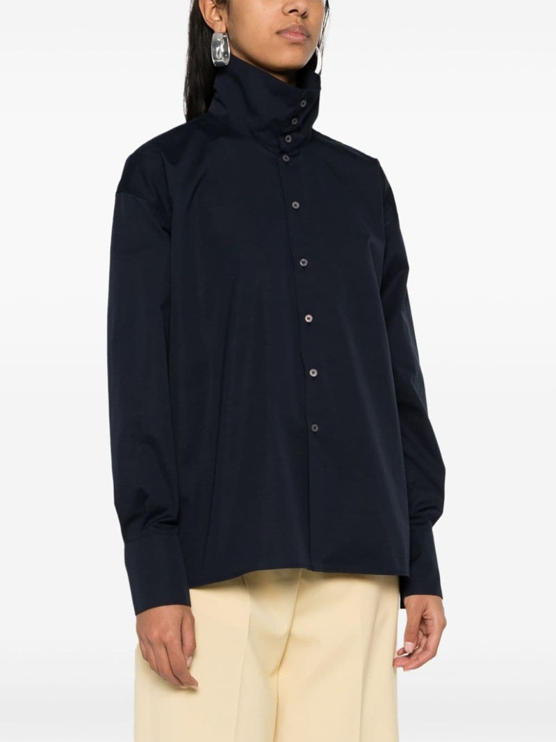 high-neck poplin shirt 3
