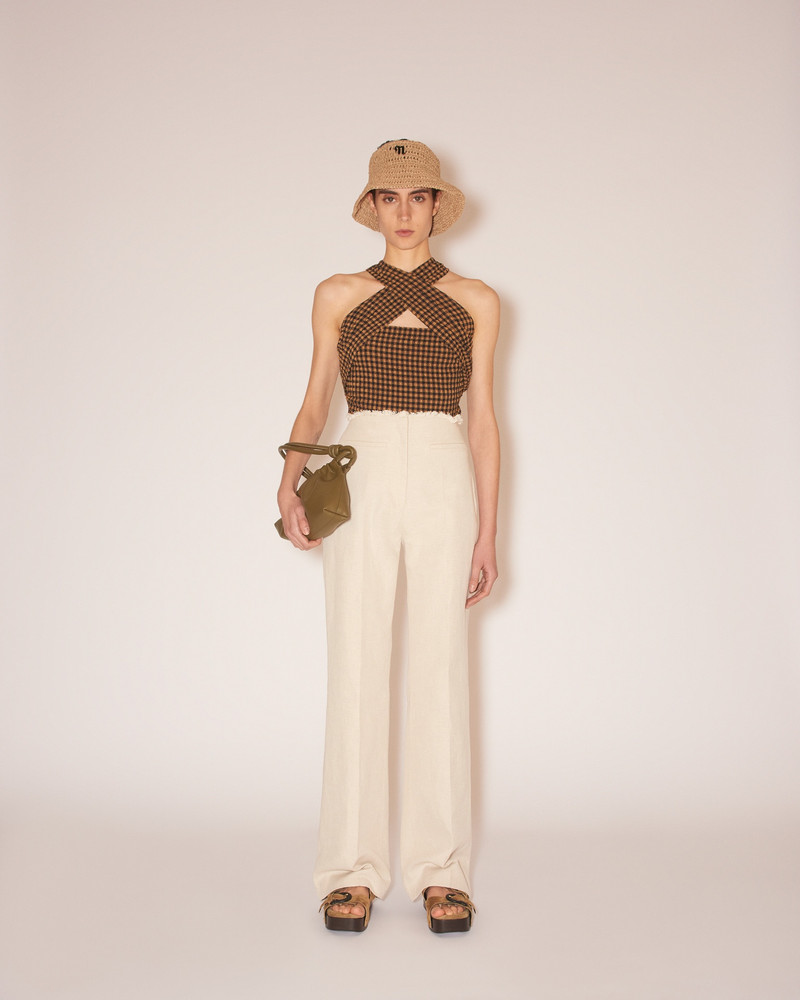 VALERIE - Vegan nappa leather bag - Khaki 3