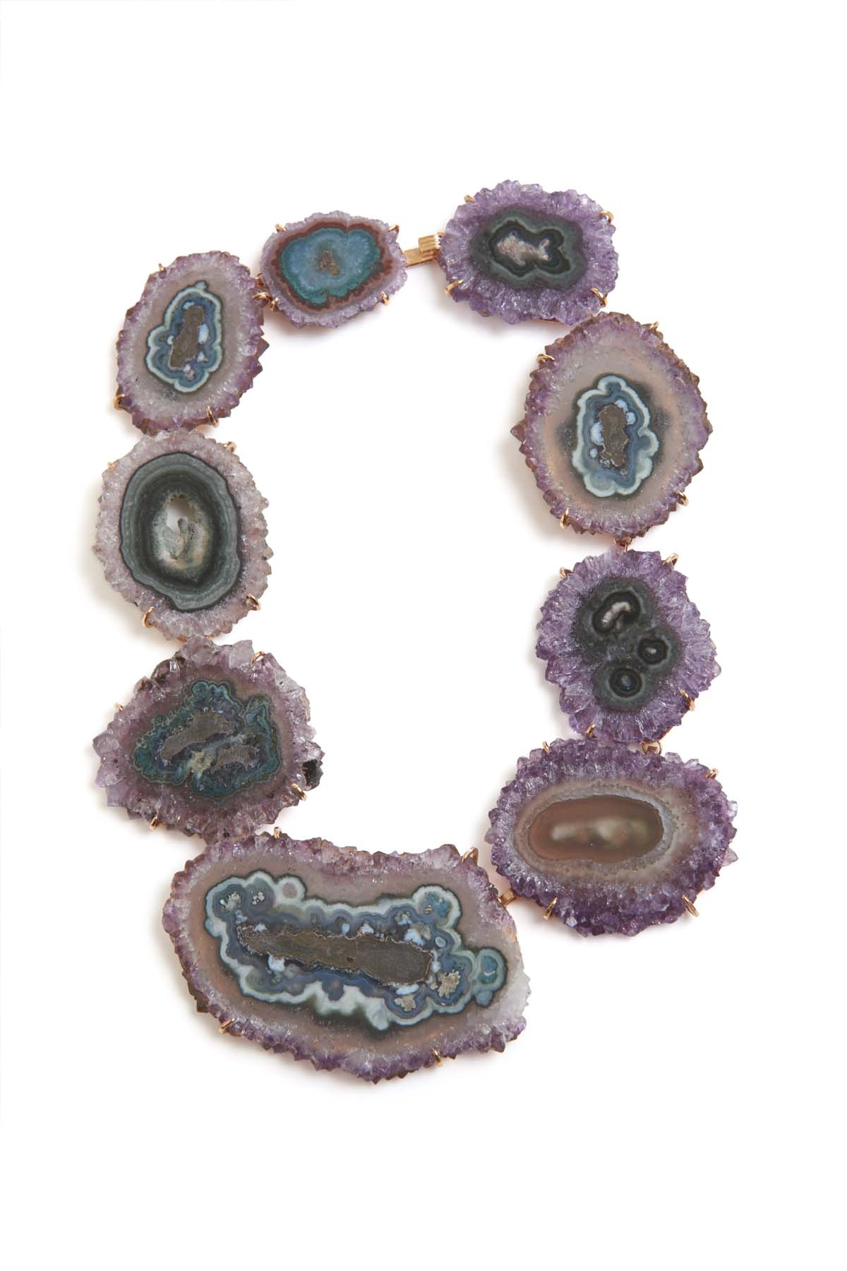 Amethyst Stalactite Necklace - 1