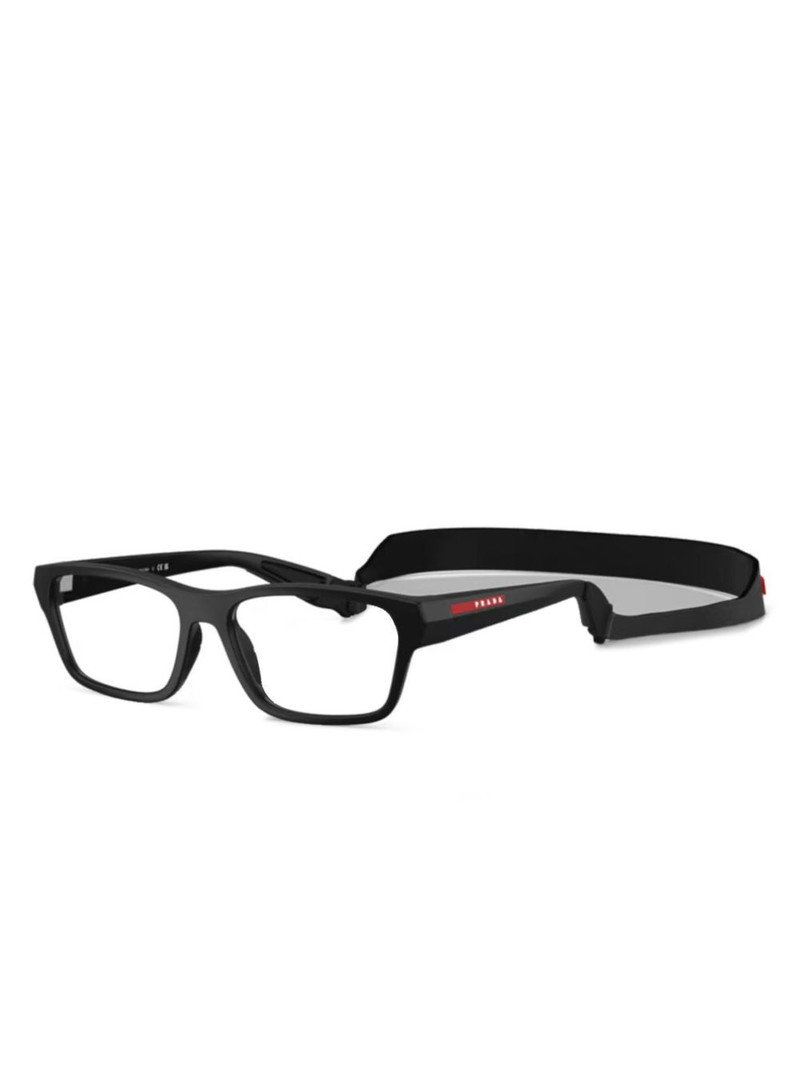 logo-print glasses 1