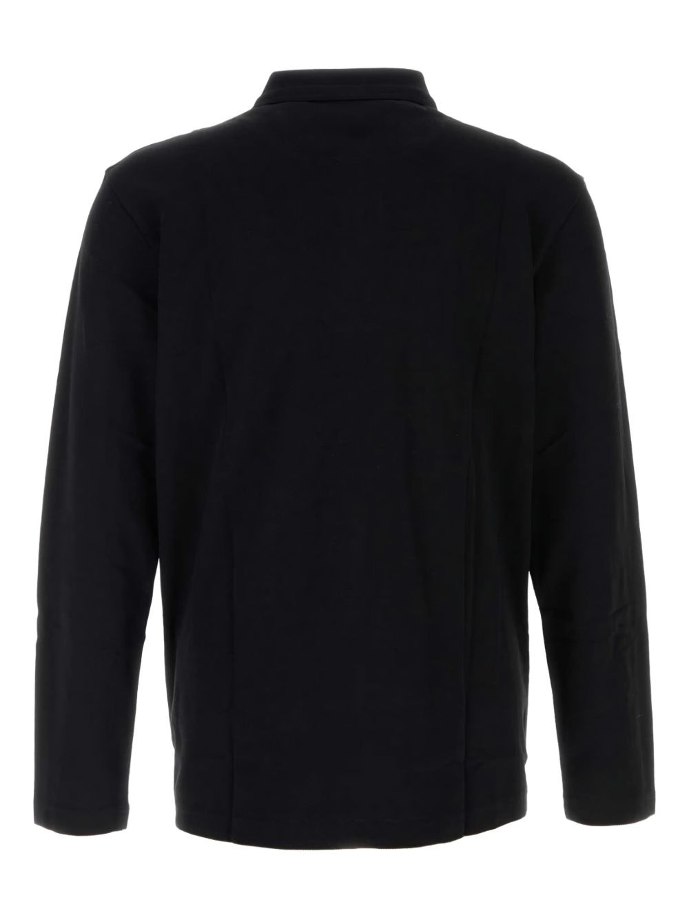 long-sleeve piquet polo shirt - 2