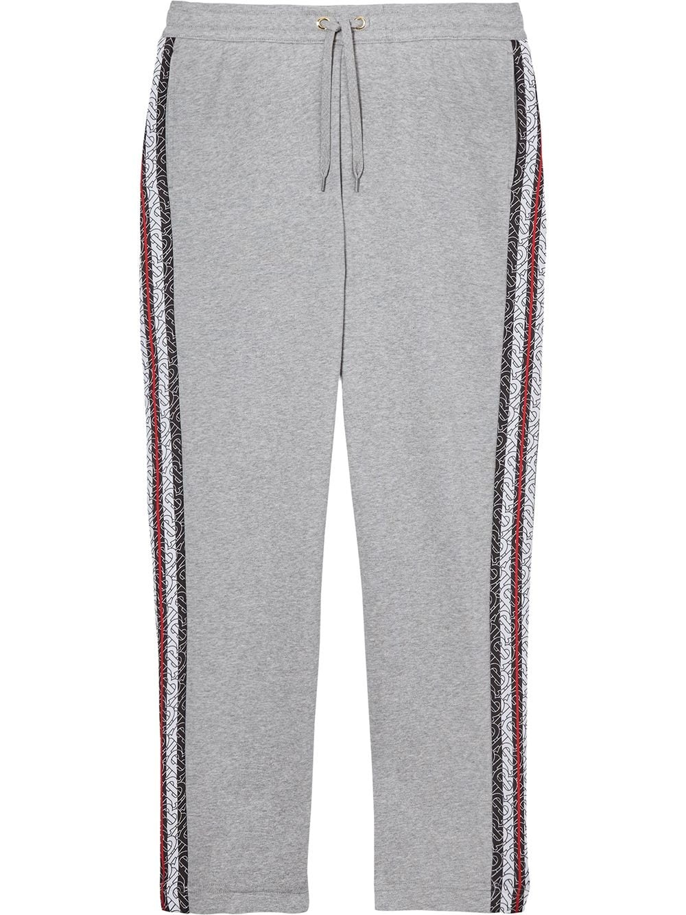 monogram stripe track pants - 1