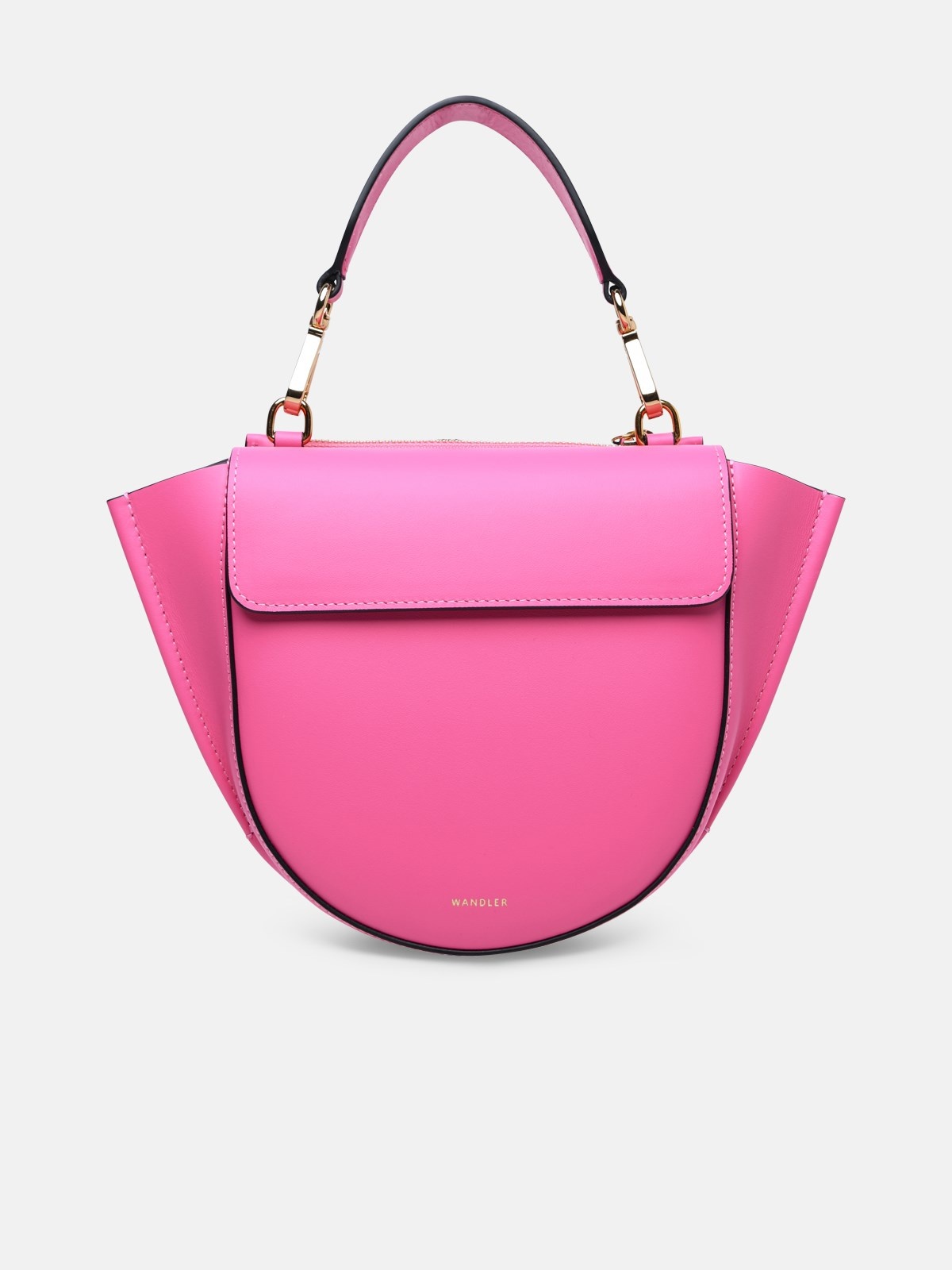 'HORTENSIA' MINI BAG IN PINK CALF LEATHER - 1