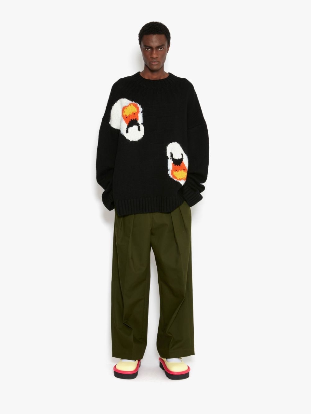 OVERSIZED SWAN CREWNECK JUMPER - 2
