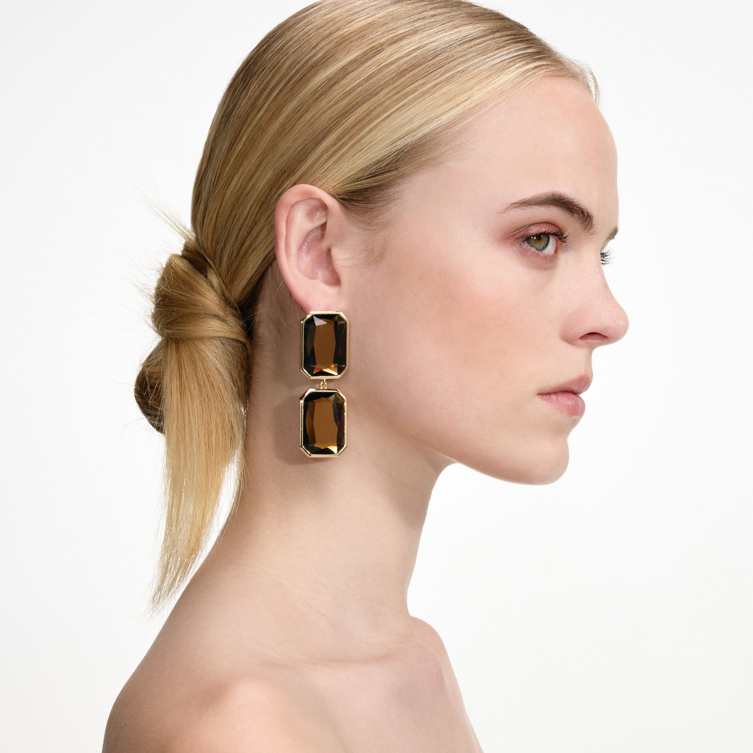 Amber Tiered Earrings - 4