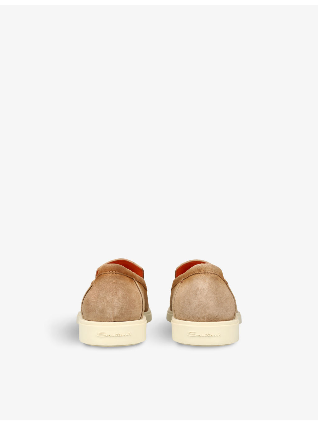 Detroit contrast-sole suede loafers - 4