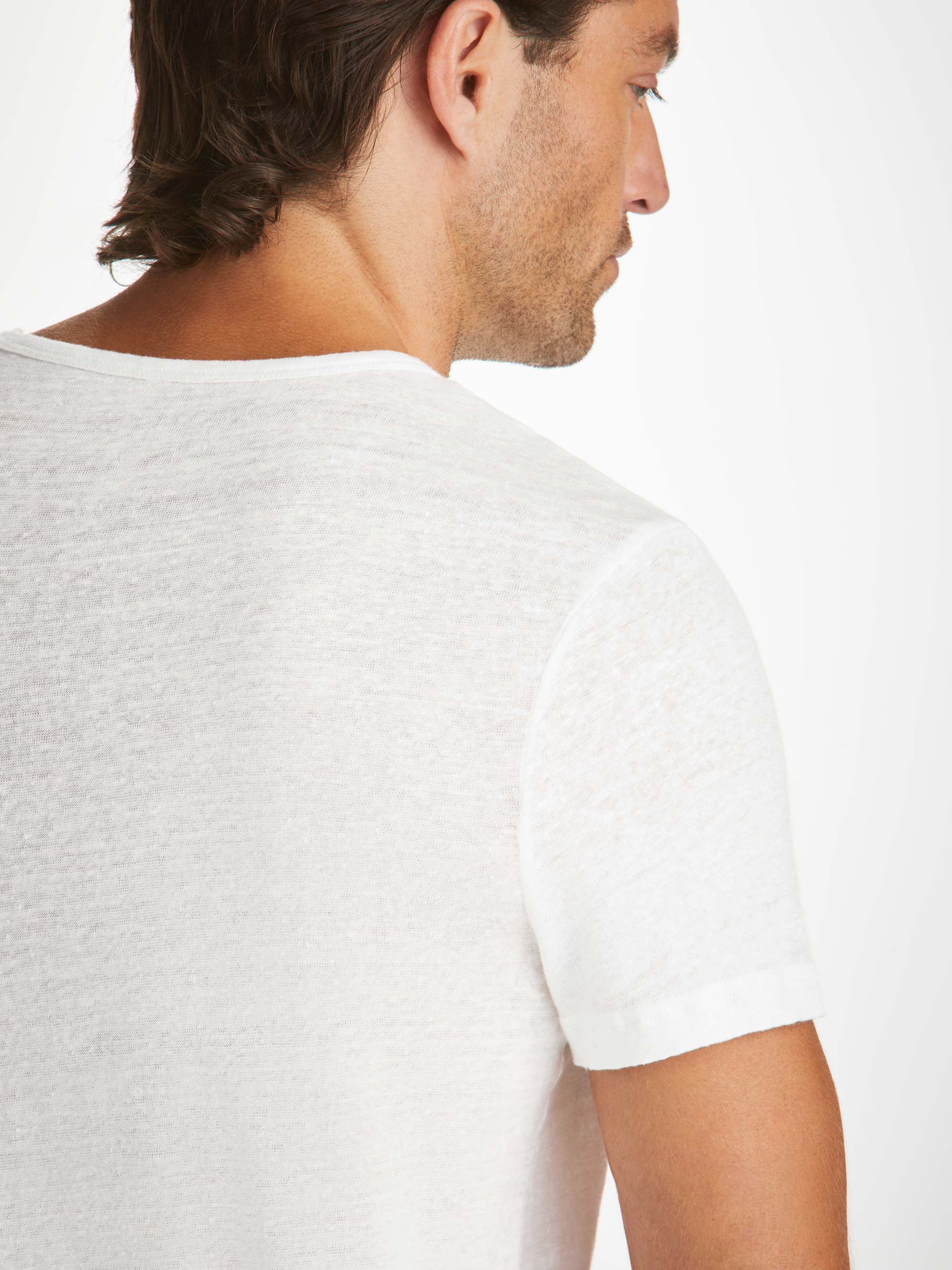 Men's T-Shirt Jordan Linen White - 6