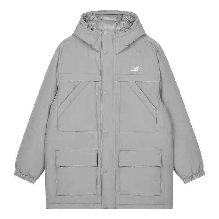 New Balance Sport Long Down Jacket 'Grey' AMJ33320-TAG - 1