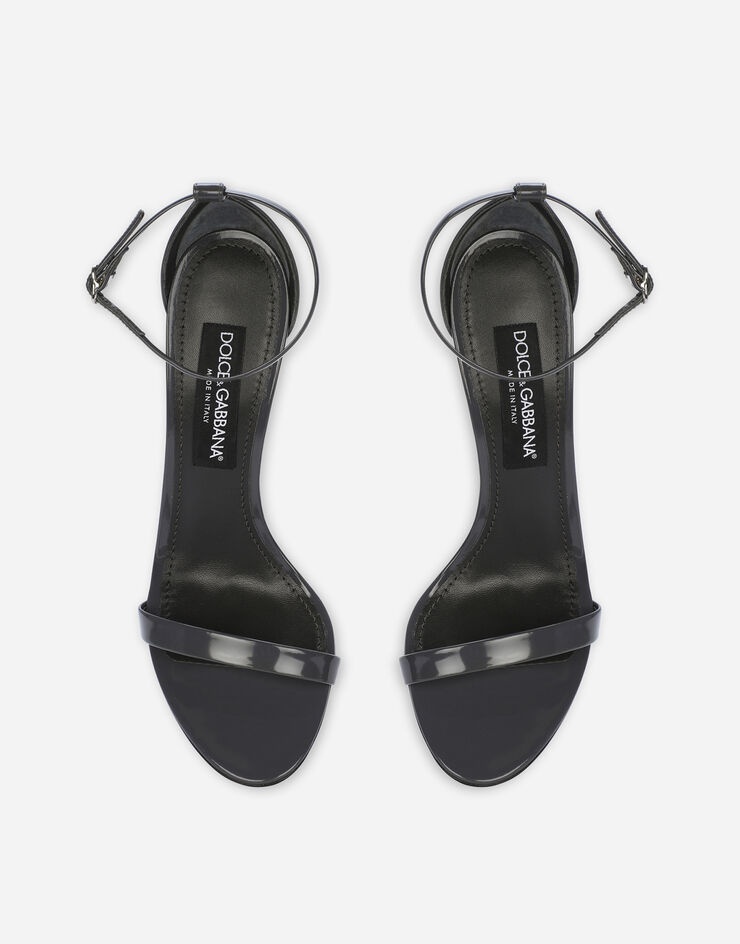 Polished calfskin sandals - 4