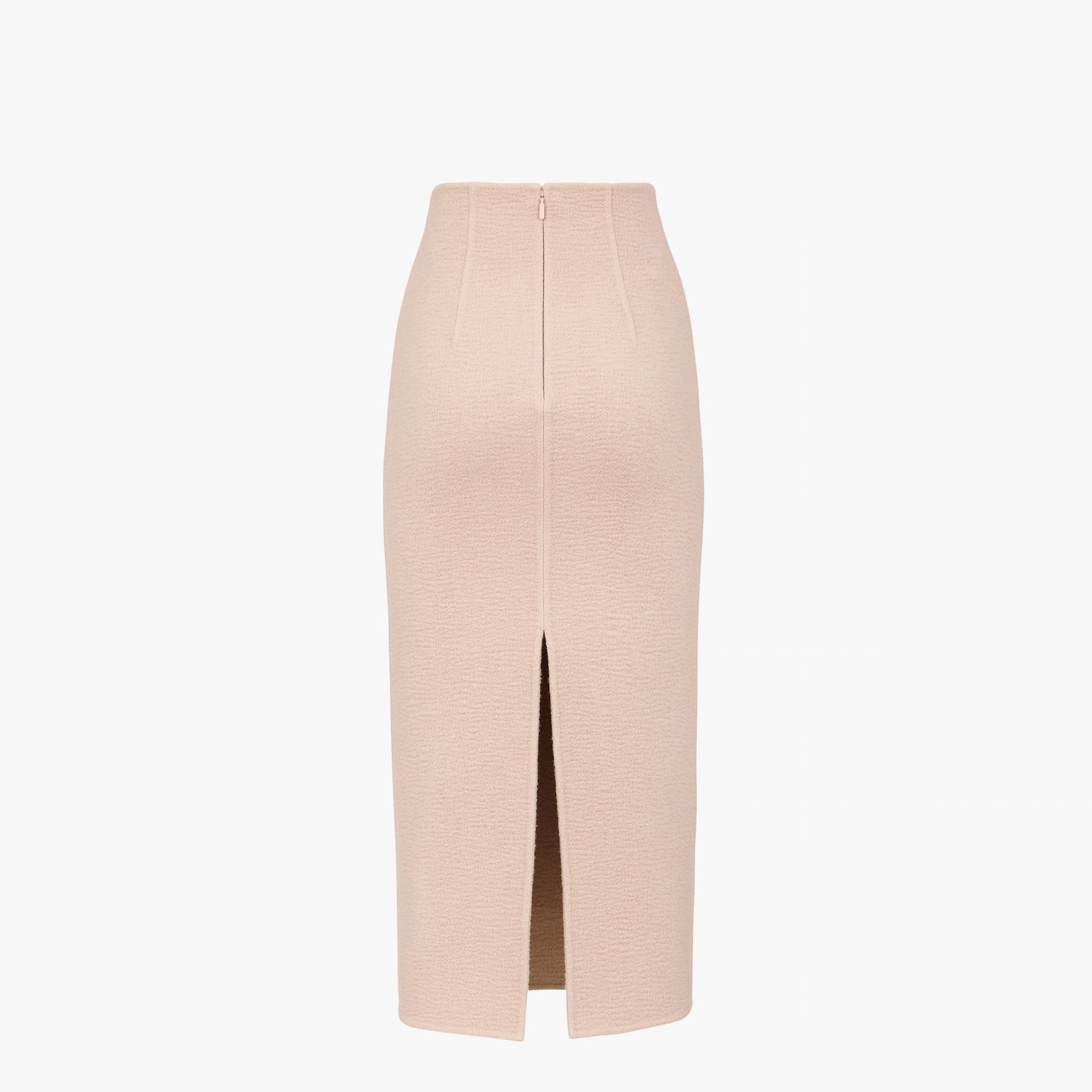 Pink camel hair skirt - 2