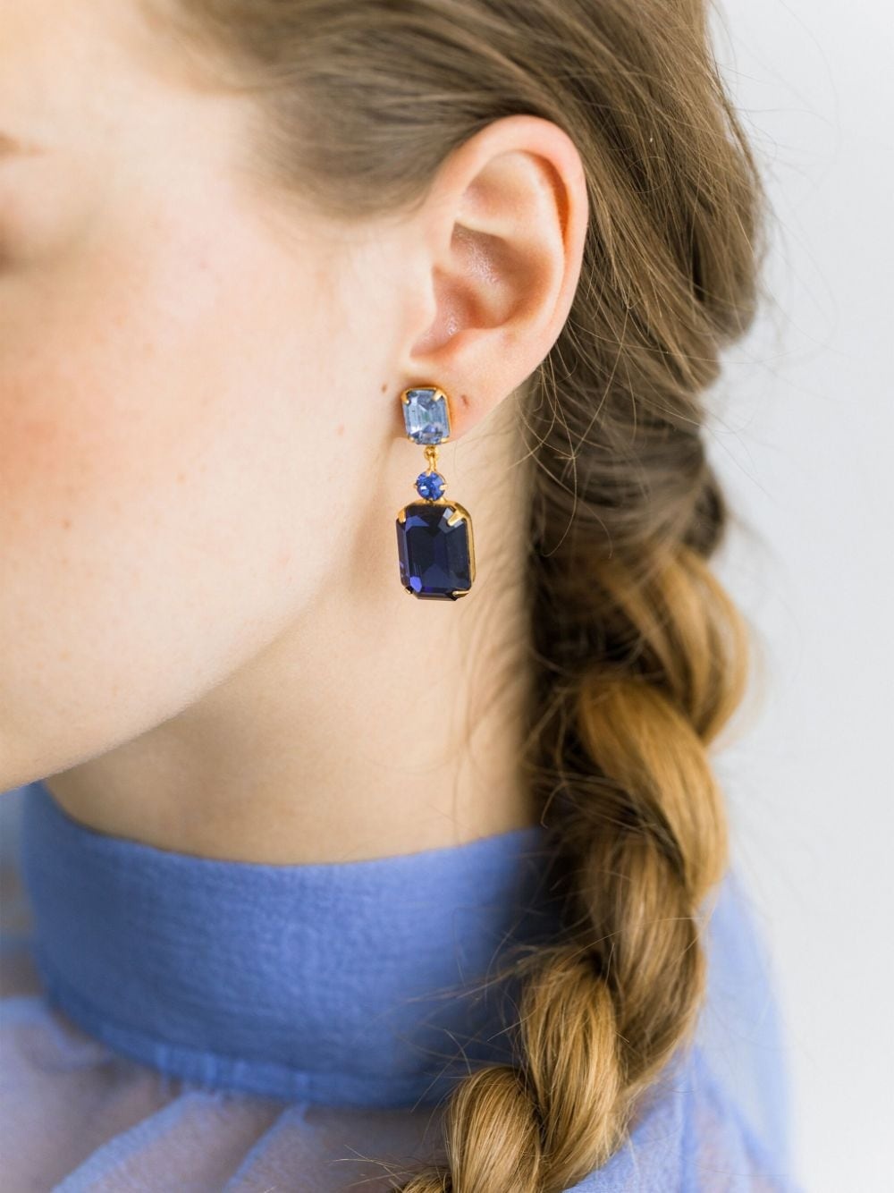 Justine rectangle earrings - 2