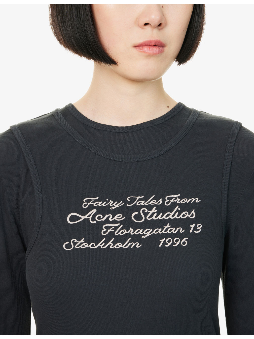 Layered Slim-Fit Stretch-Cotton T-Shirt - 5