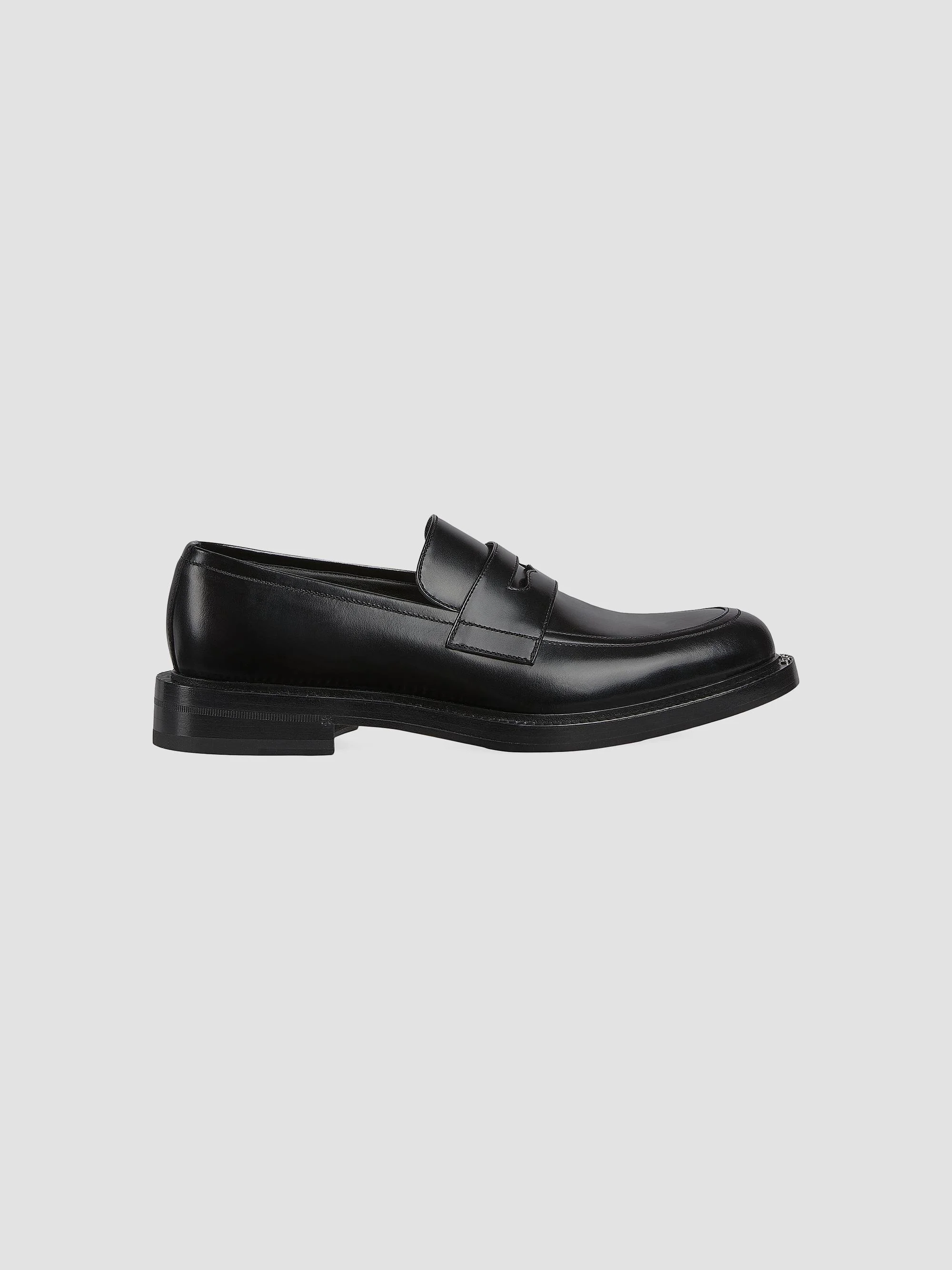 Men's Henry Leather Loafers - Black - 1
