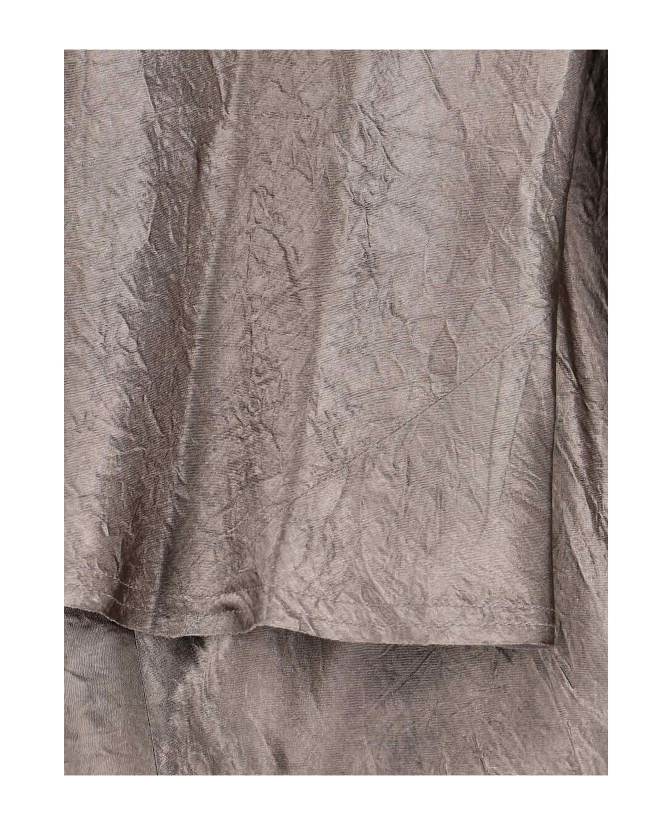 Satin Midi Skirt - 5