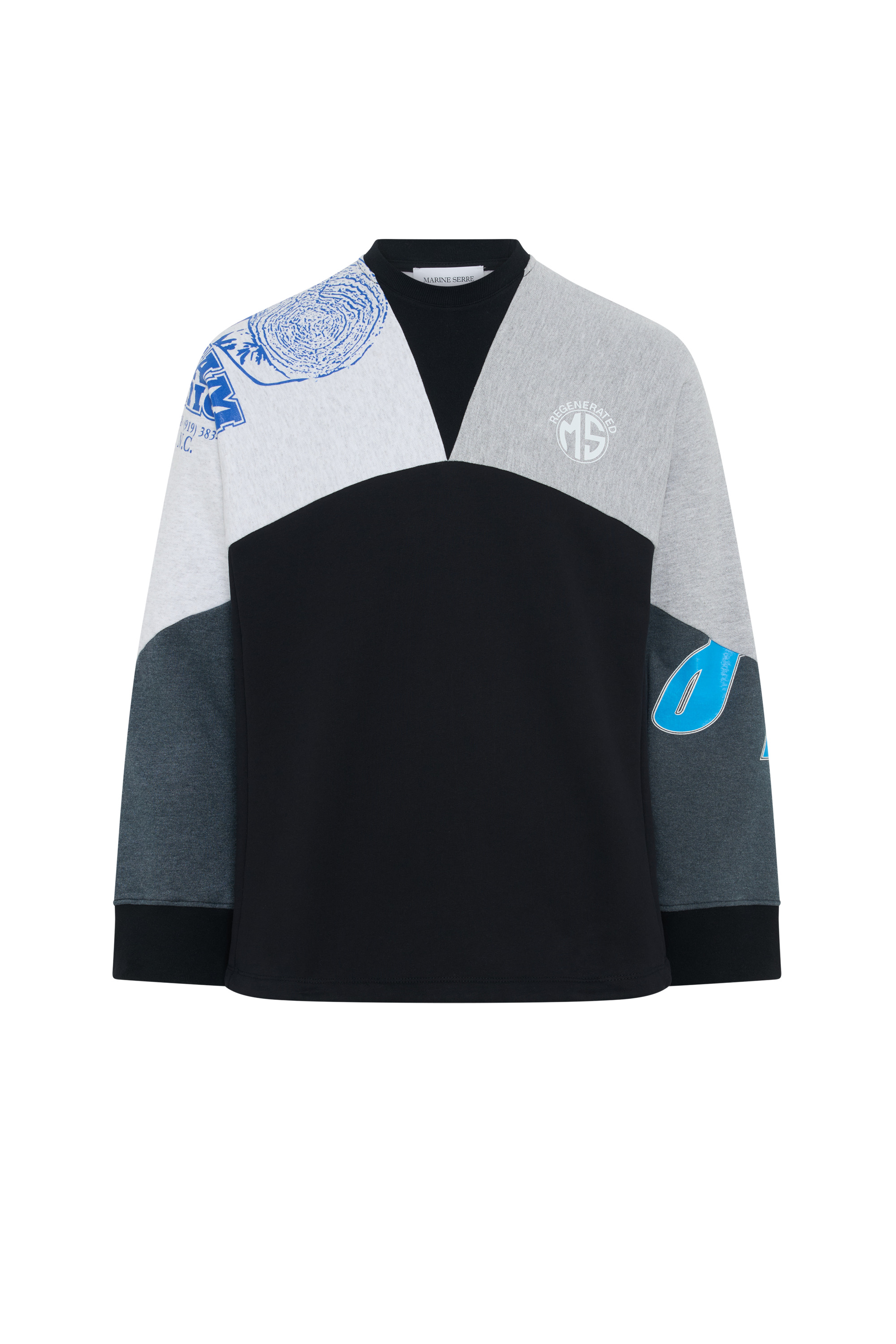 Upcycled Graphic Sweatshirts Crewneck Sweatshirt - 3