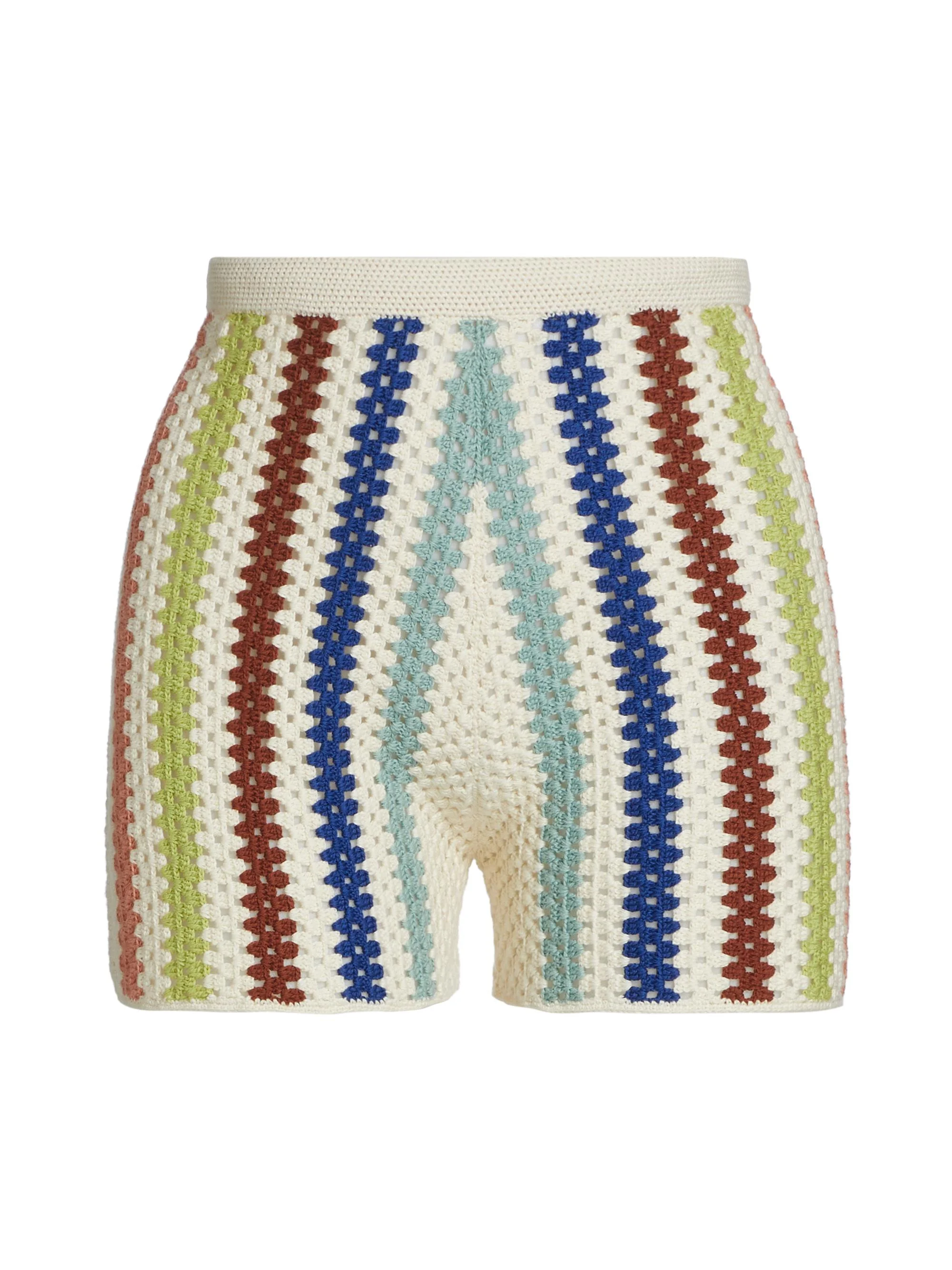 Women's Camino Plaza Crochet Shorts - Multi - 1