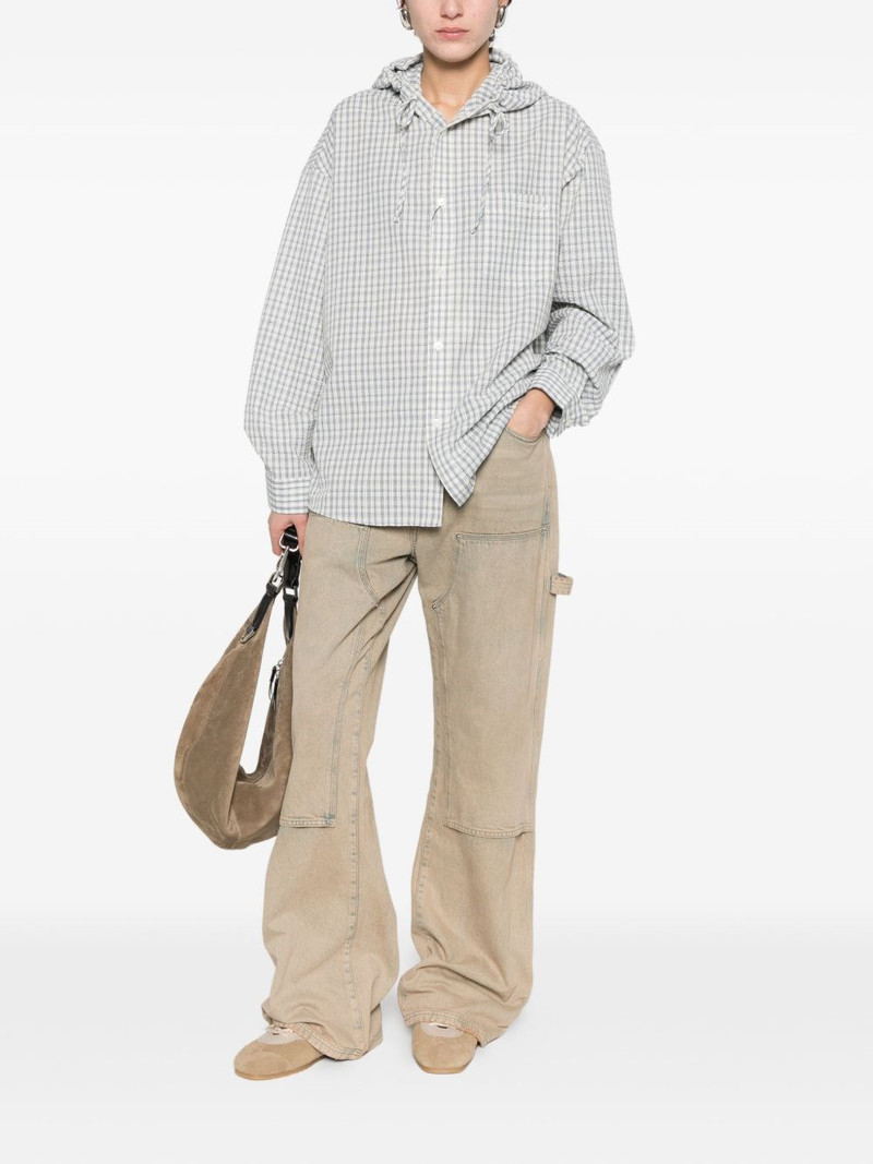Dunst Checked hooded shirt outlook