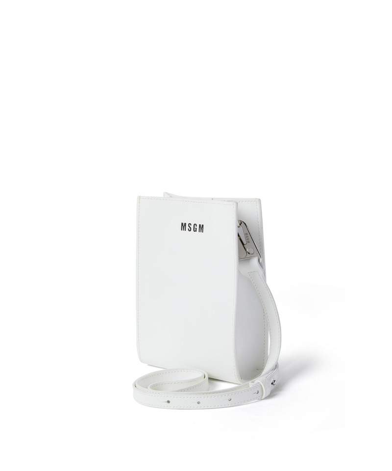 Mini tote bag with micro-logo 3