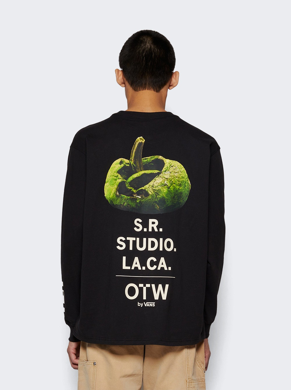 X Sterling Ruby Otw Long Sleeve Tee Black - 5