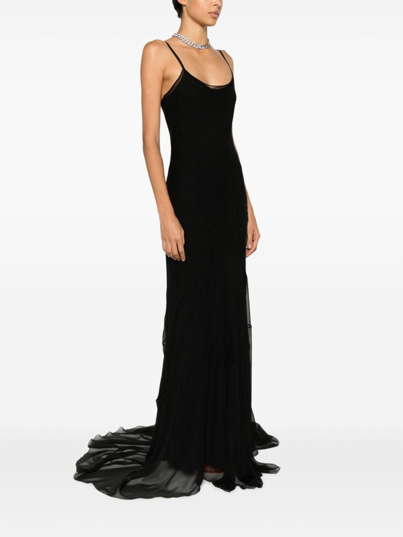 chiffon sleeveless maxi dress 3
