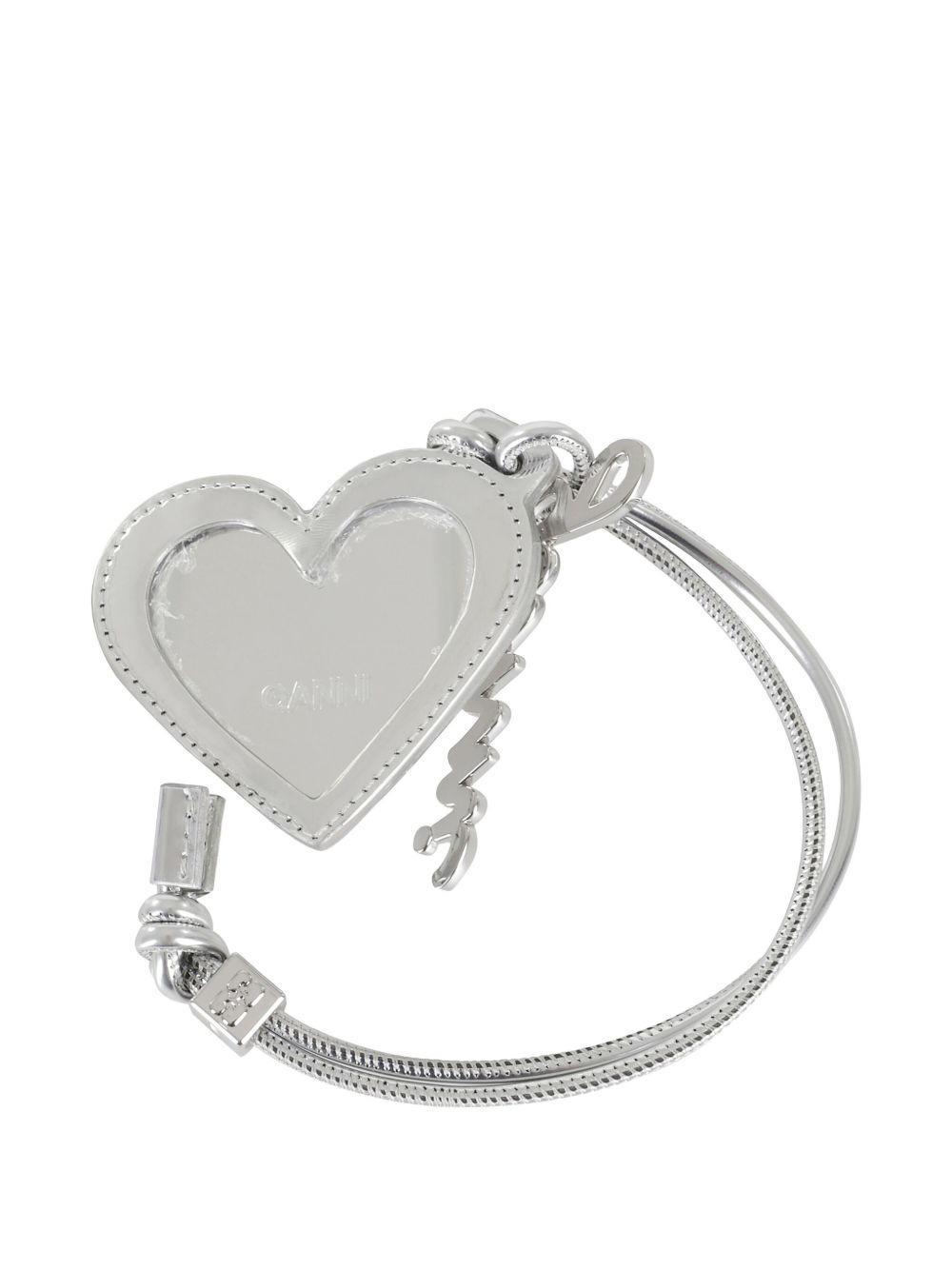 heart mirror charm - 1