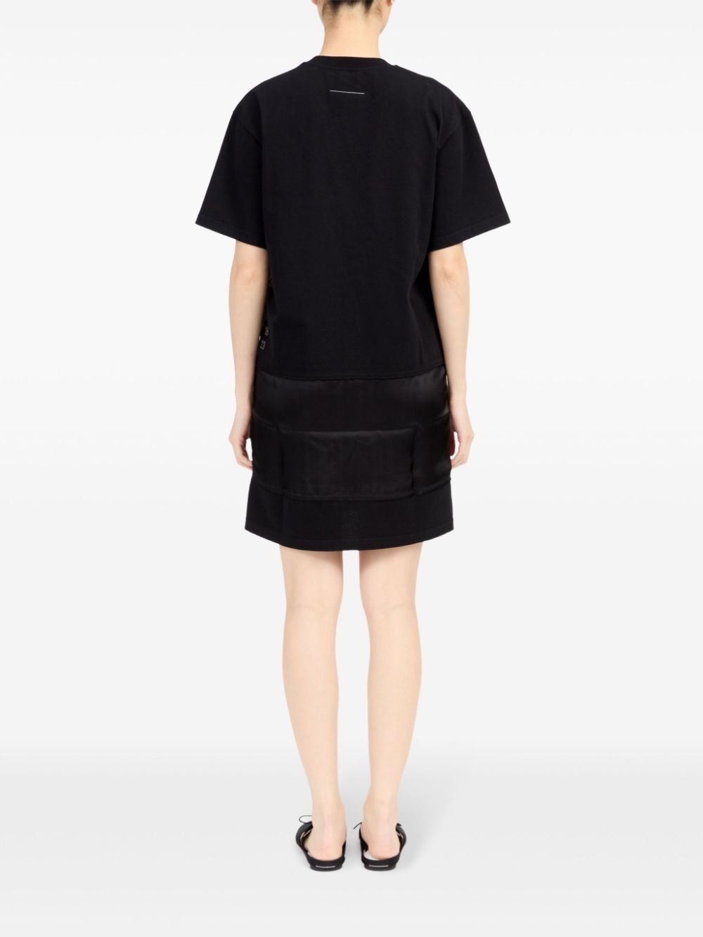 logo-print T-shirt dress - 4