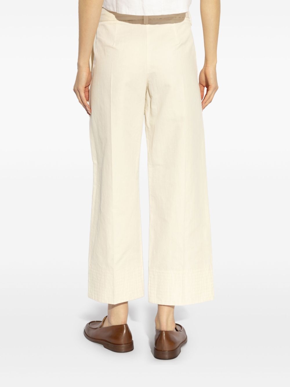 tie-fastening trousers - 4