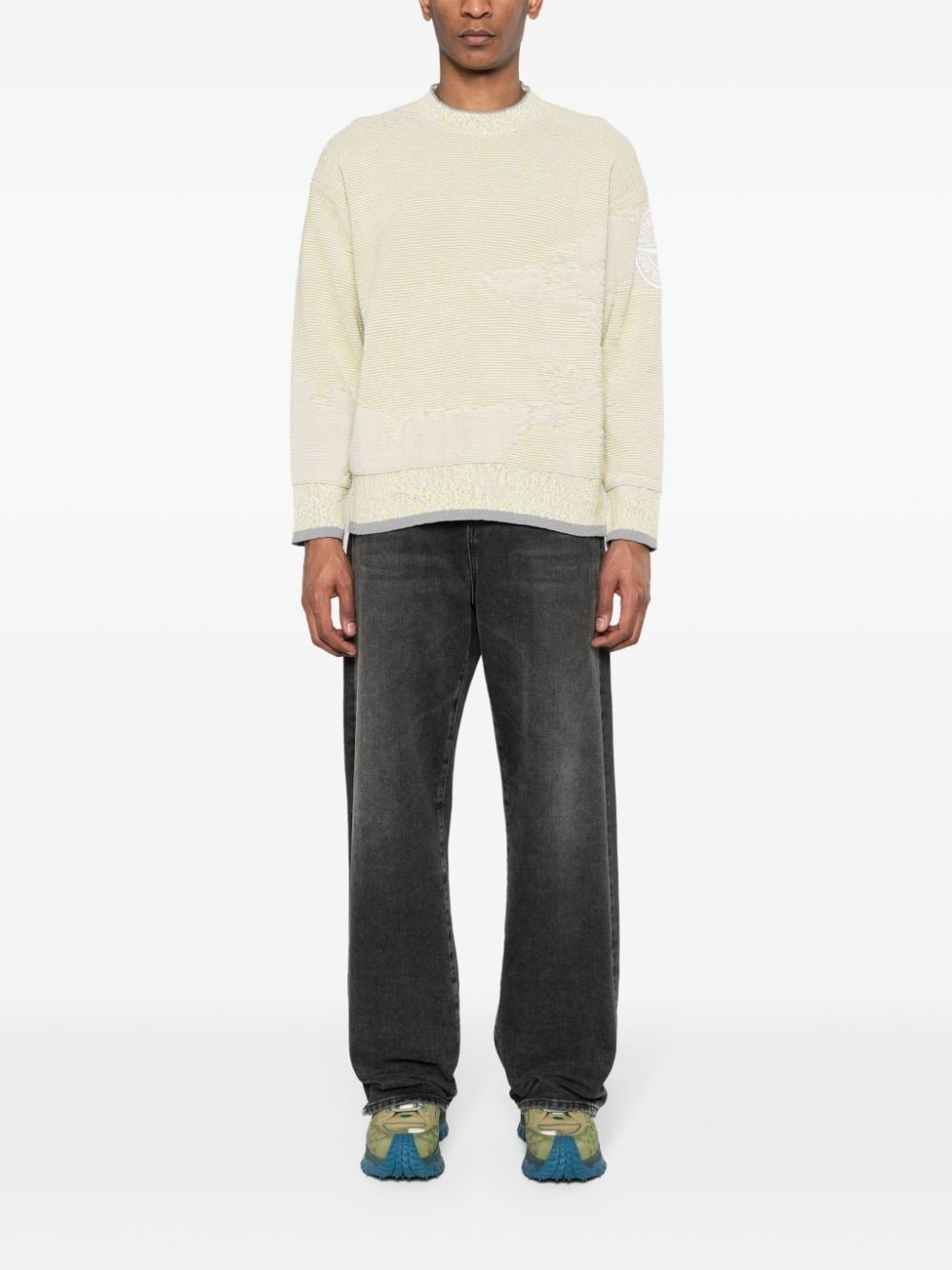 Compass-logo knitted jumper - 2