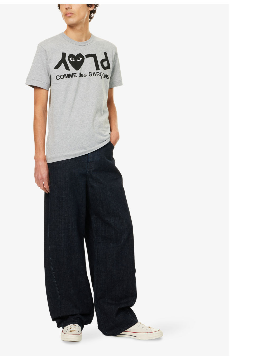 Reverse-logo-print cotton-jersey T-shirt - 3