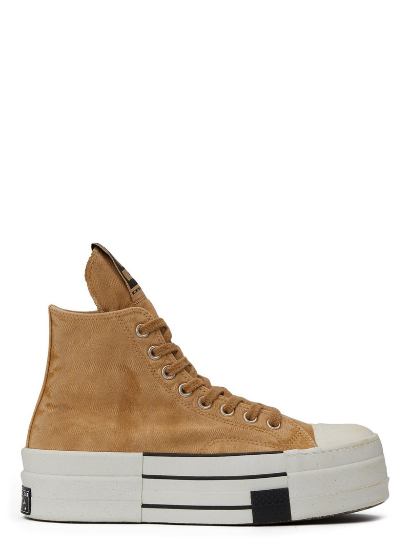 + Converse DBL DRKSTAR Distressed Over-Dyed Canvas High-Top Sneakers - 1