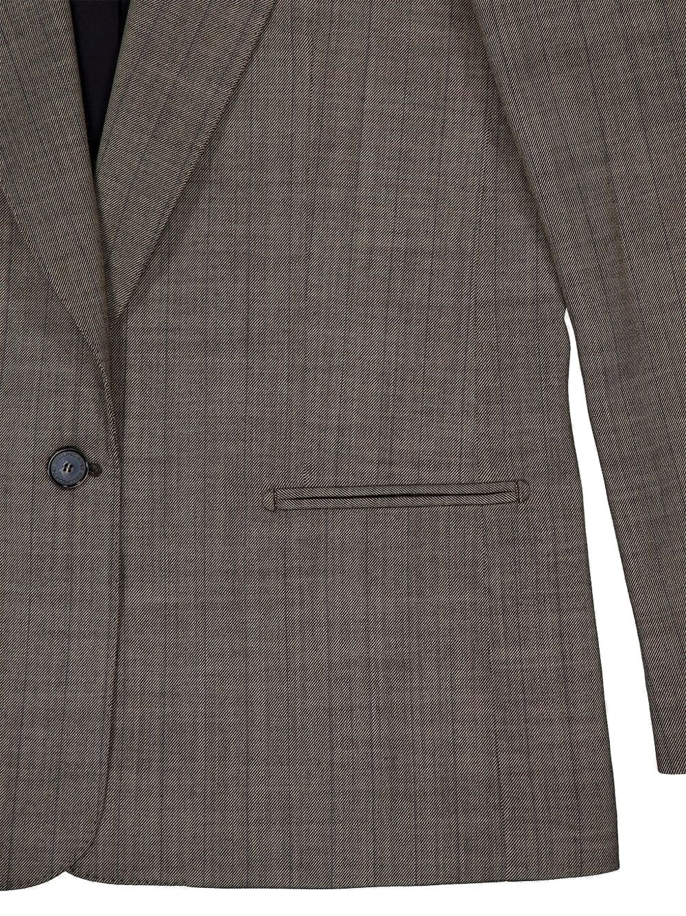 wool single-breasted blazer - 4