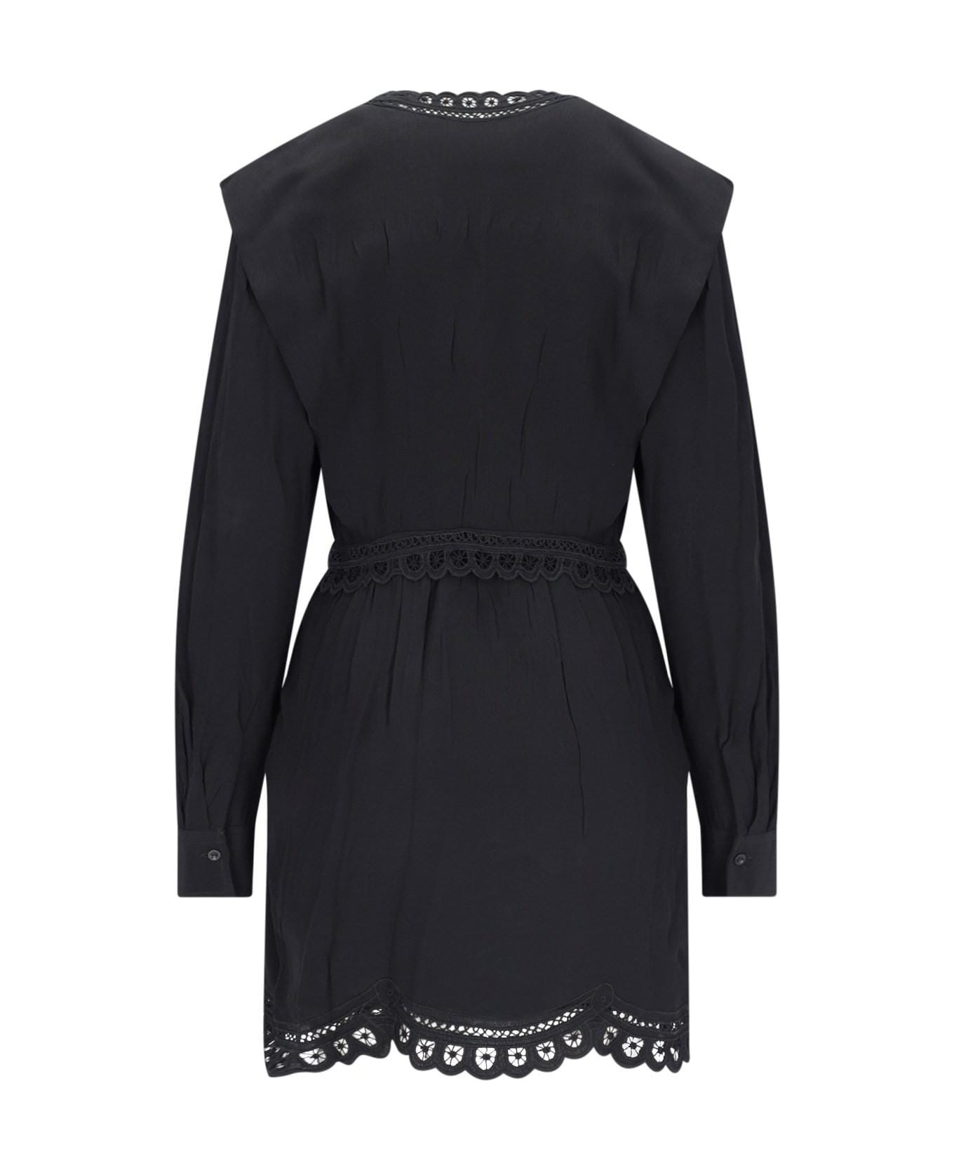 Lace Mini Dress - 4