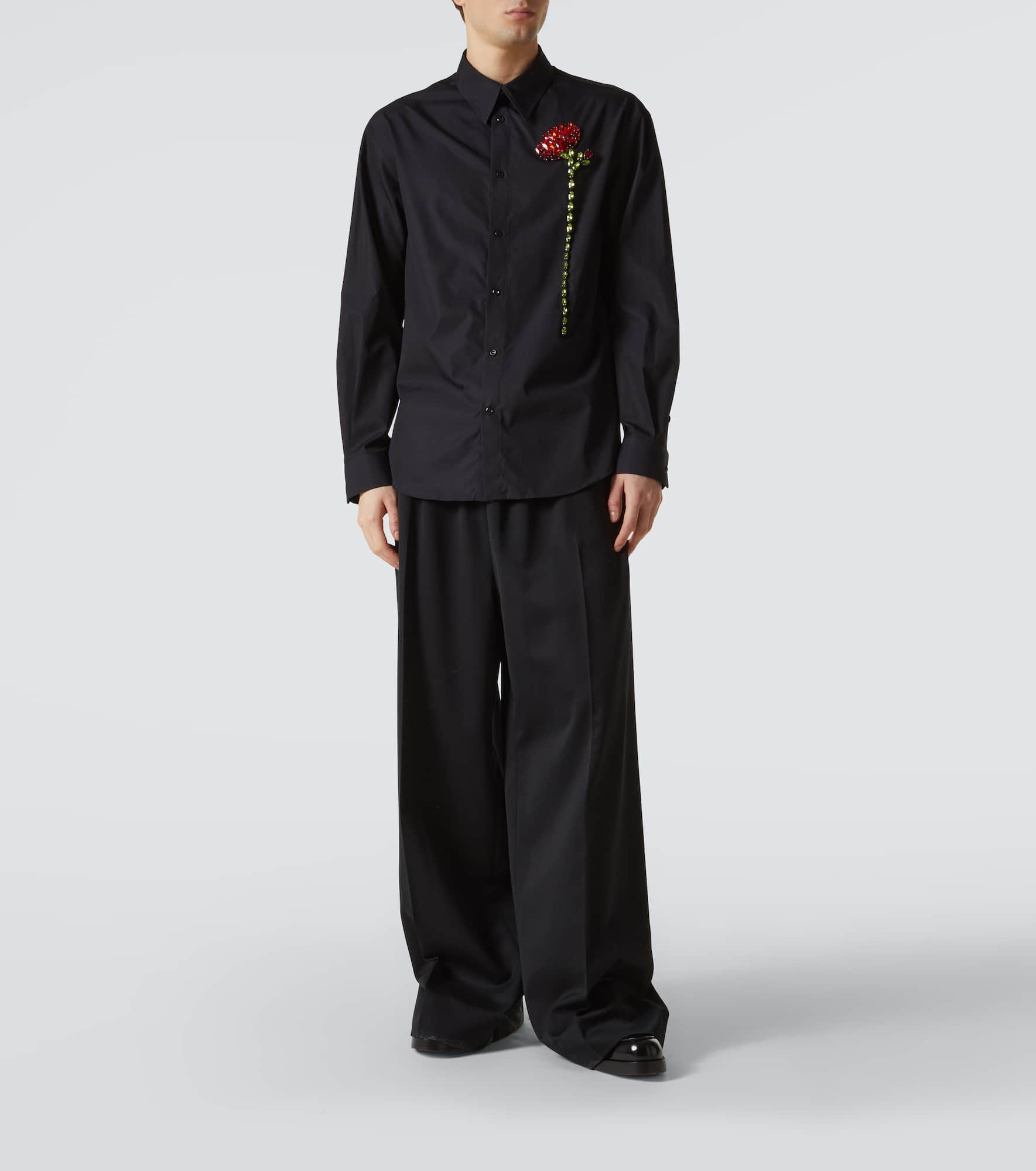 High-rise wide-leg pants - 2