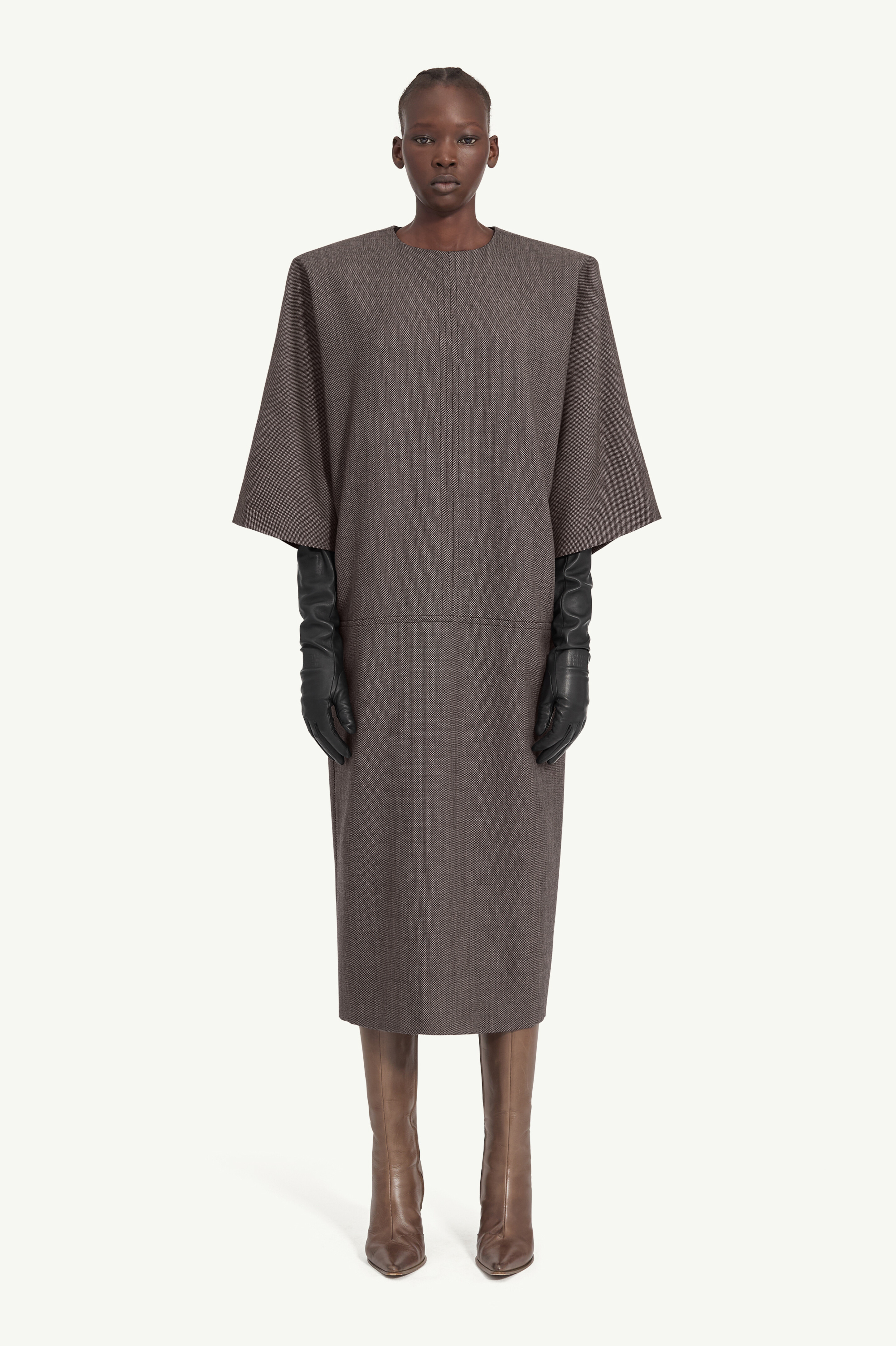 Tweed midi dress - 6