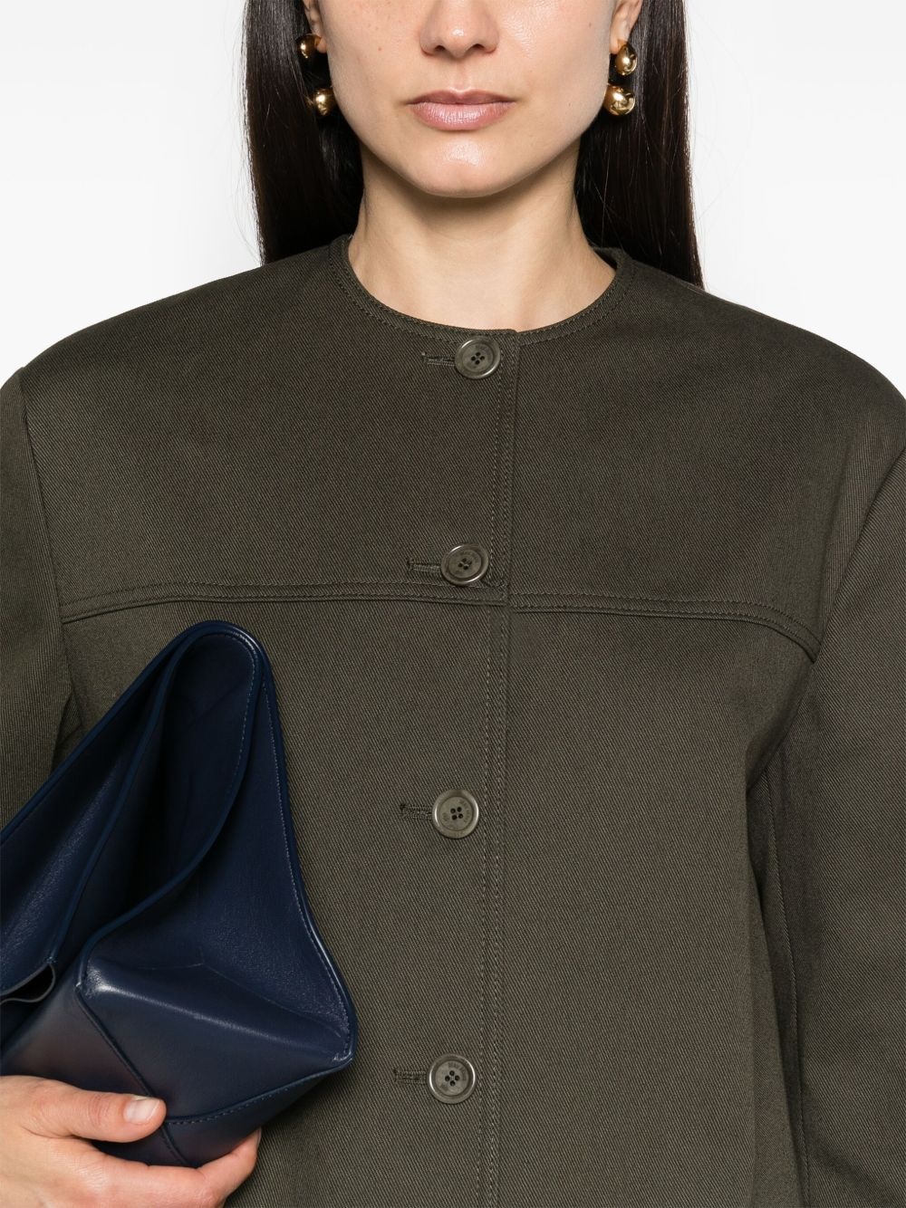 Recital twill shirt jacket - 5