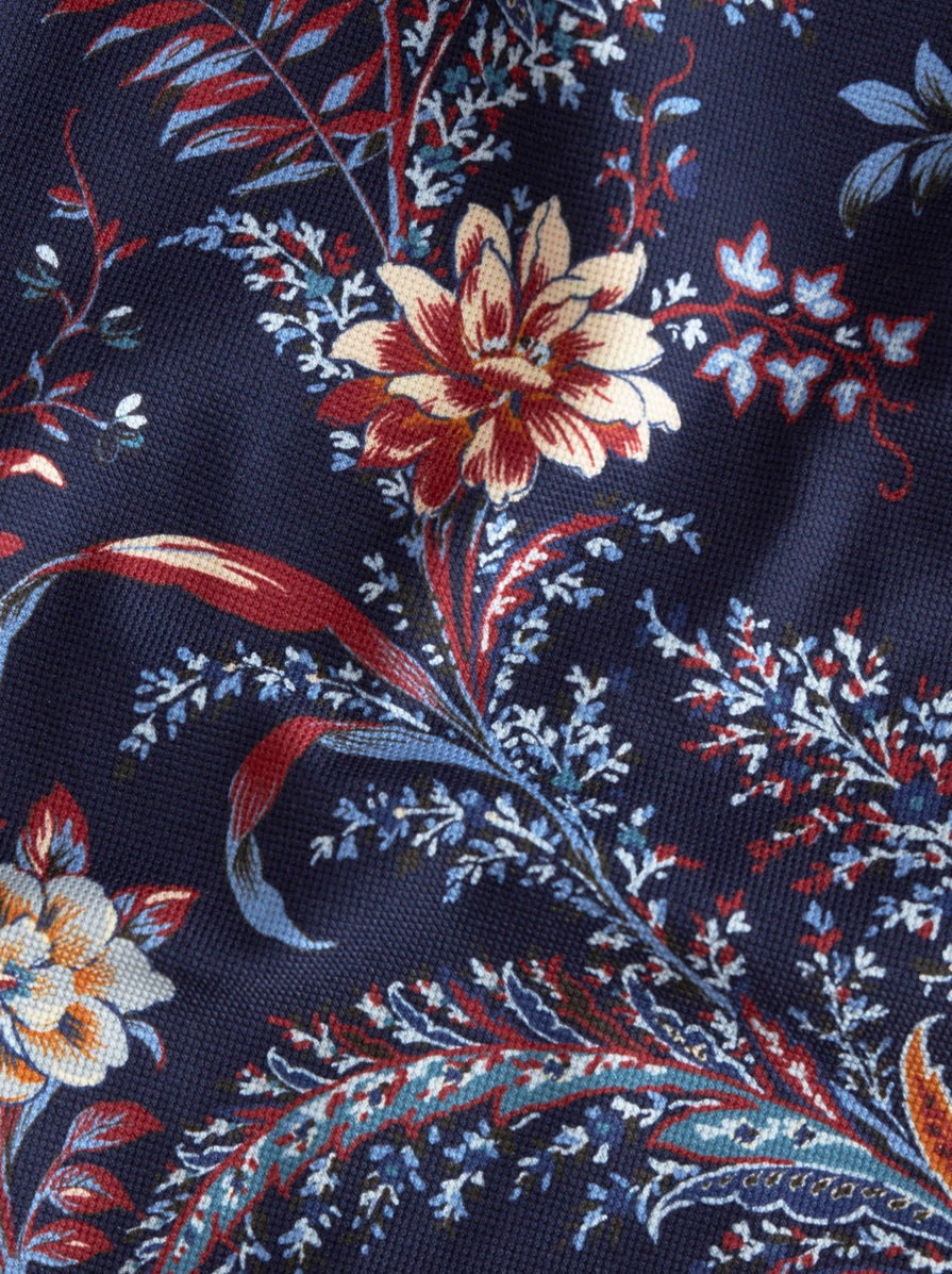 FLORAL PAISLEY POLO SHIRT - 6