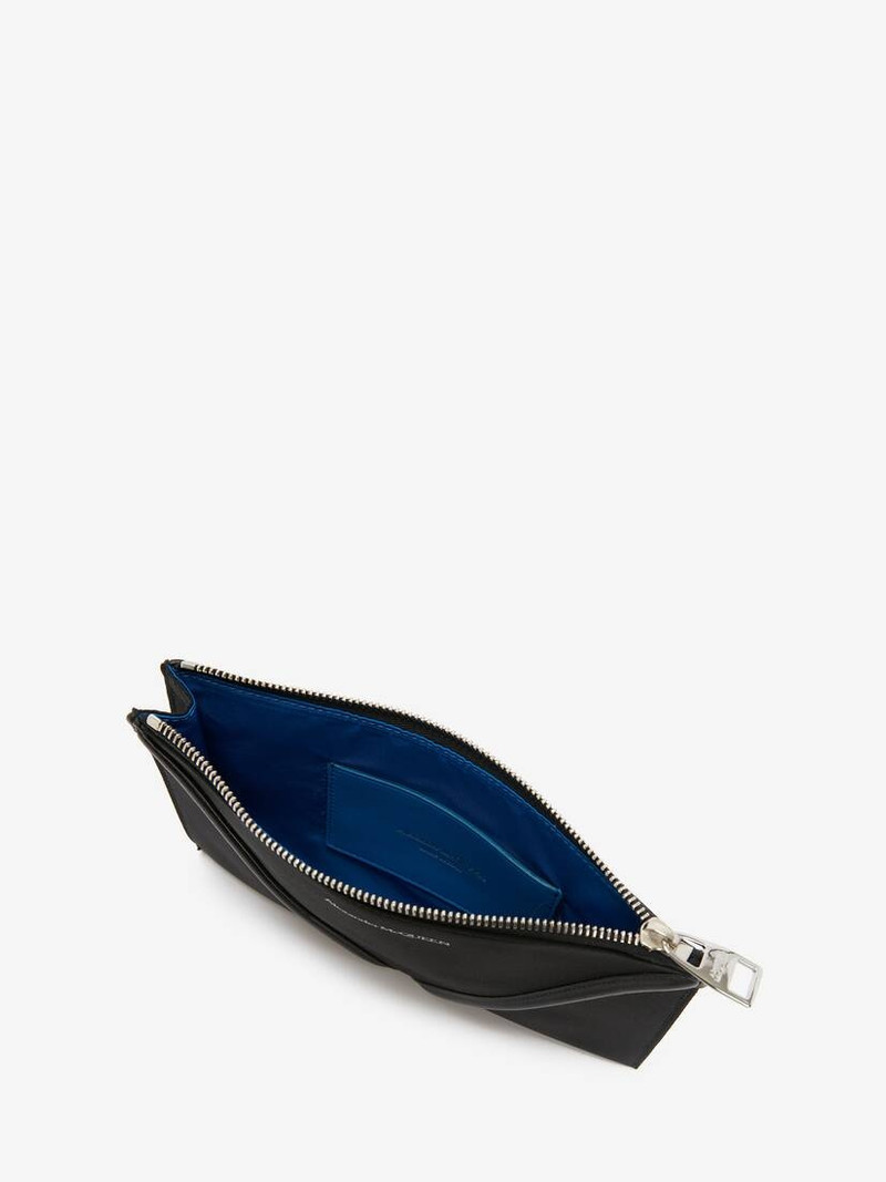 The Harness Small Zip Pouch in Black 4