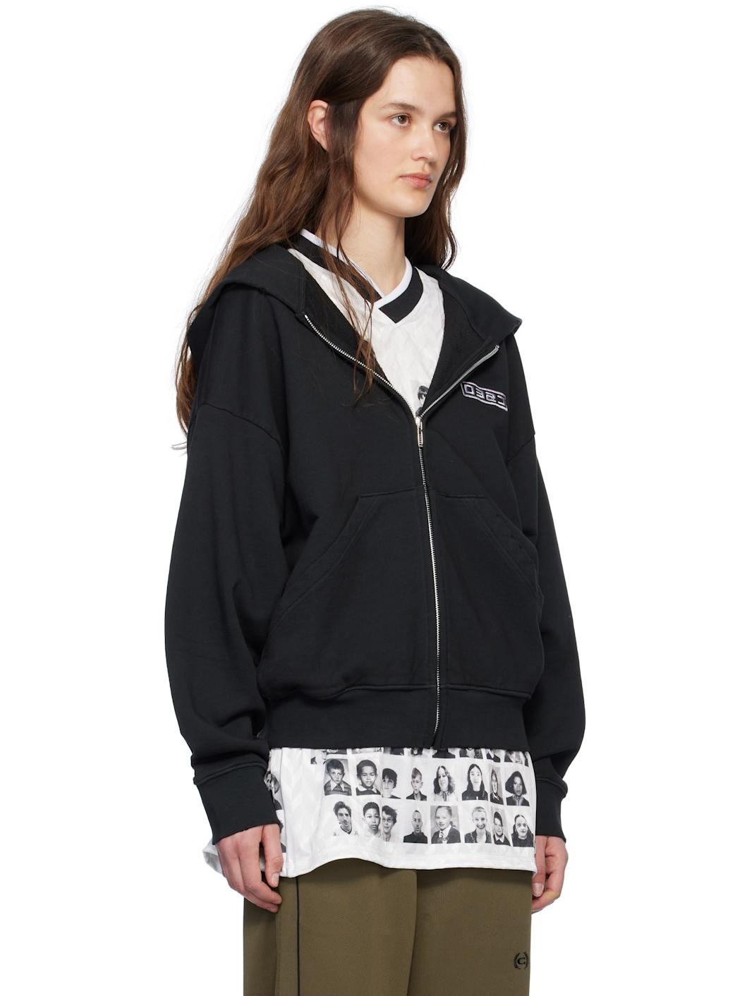 Black Routine Zip Hoodie - 2