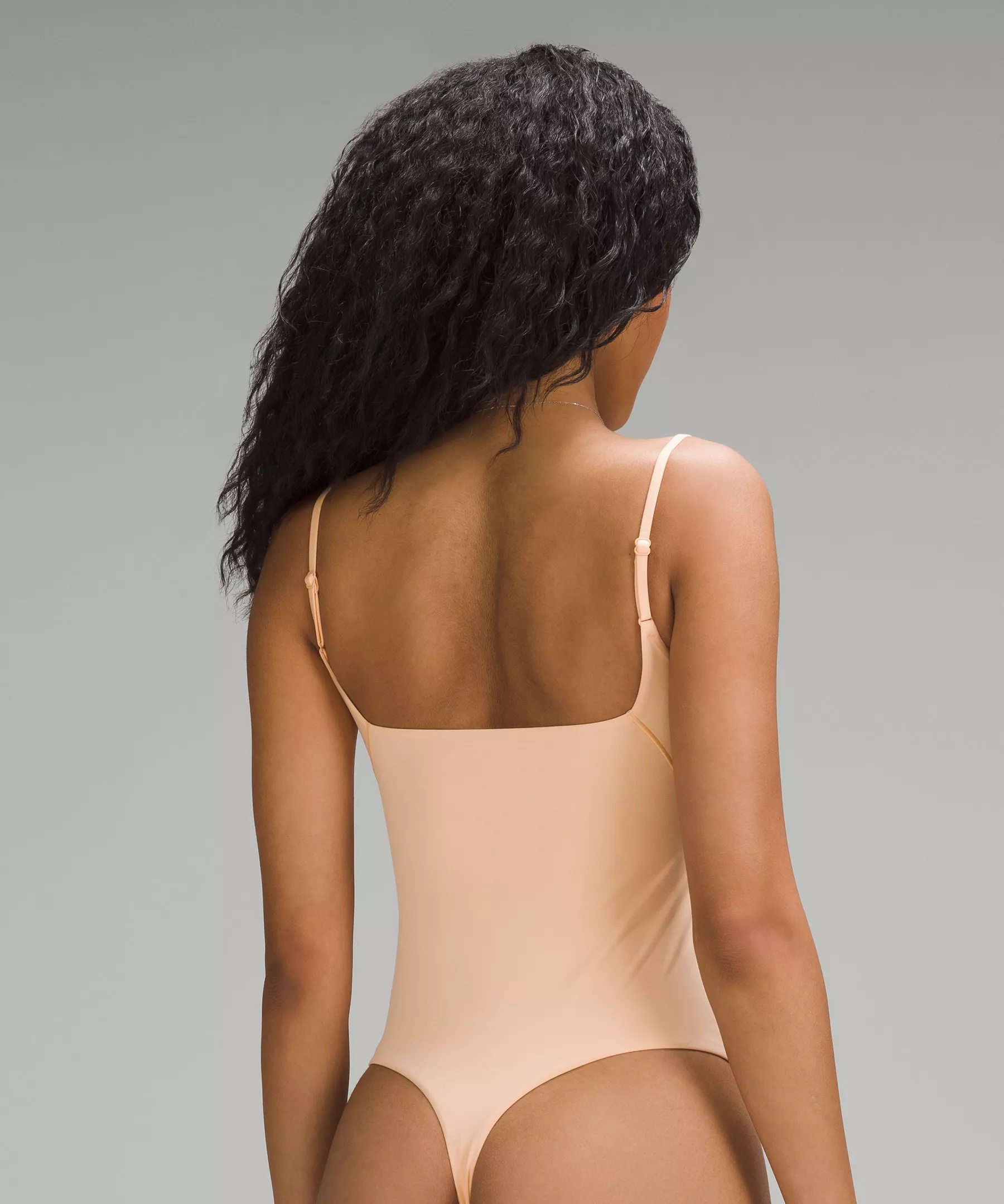 Wundermost Ultra-Soft Nulu Square-Neck Spaghetti-Strap Bodysuit - 3