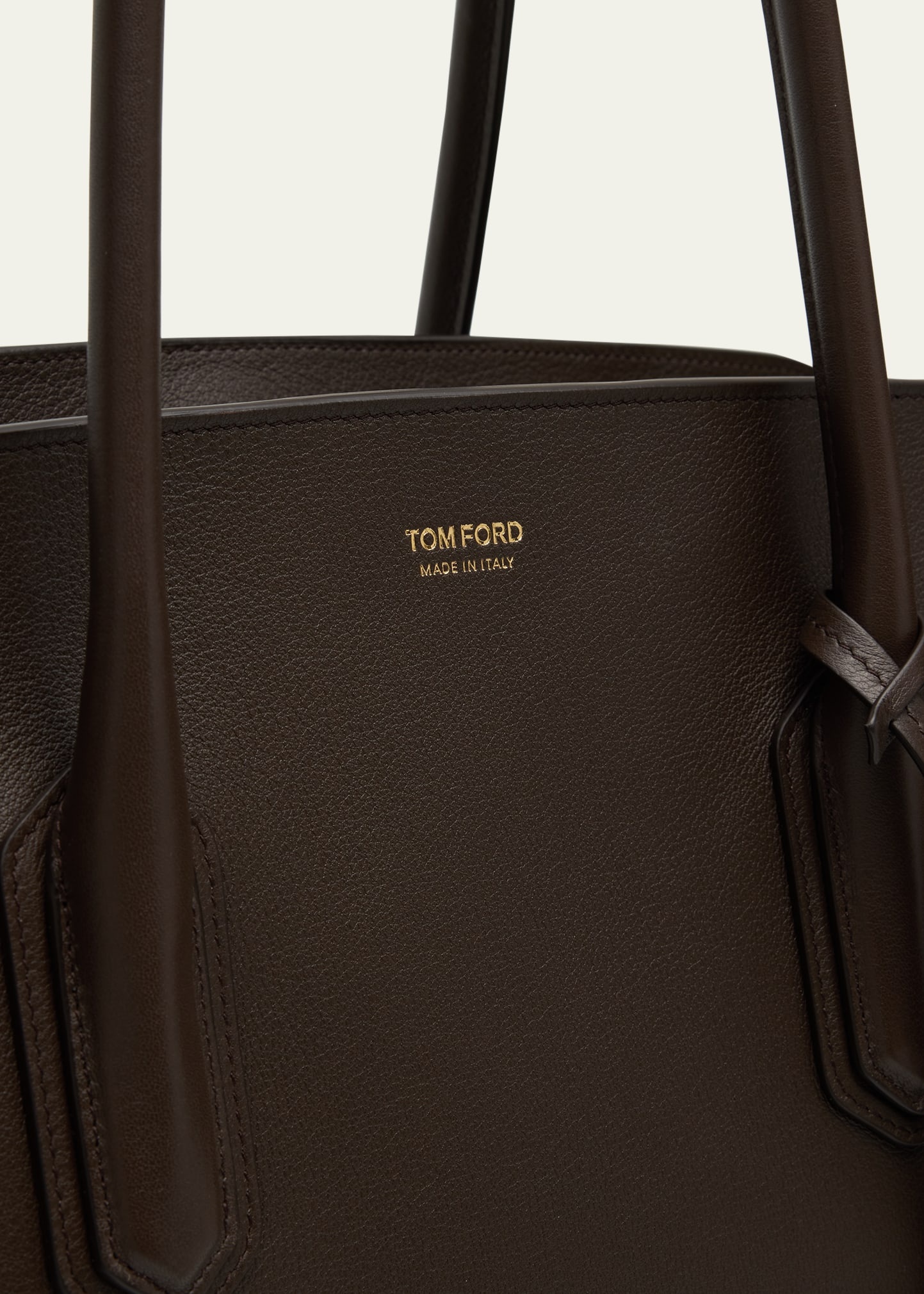Alexander Large Shoulder Bag in Natural Grain Leather - 5