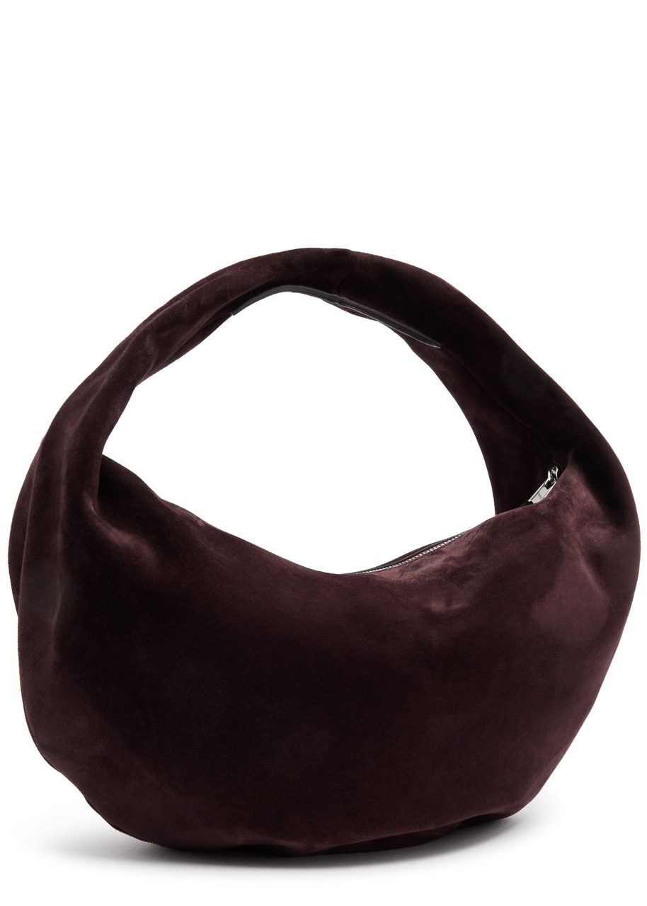 Olivia medium suede top handle bag - 2