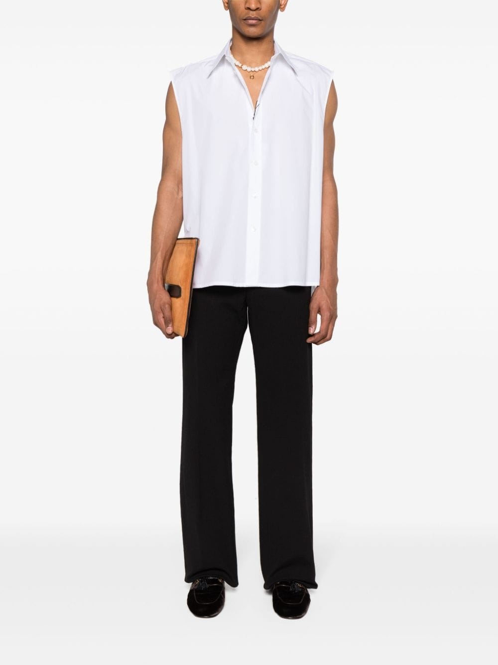 straight-leg tailored trousers - 2