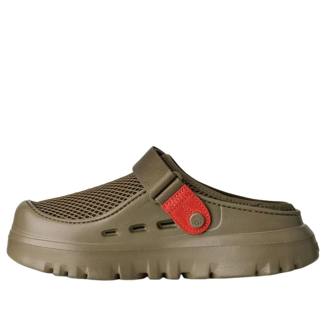 UGG PeakMod Breathe Mules 'Burnt Olive Red Pepper' 1175051-BVRD - 1